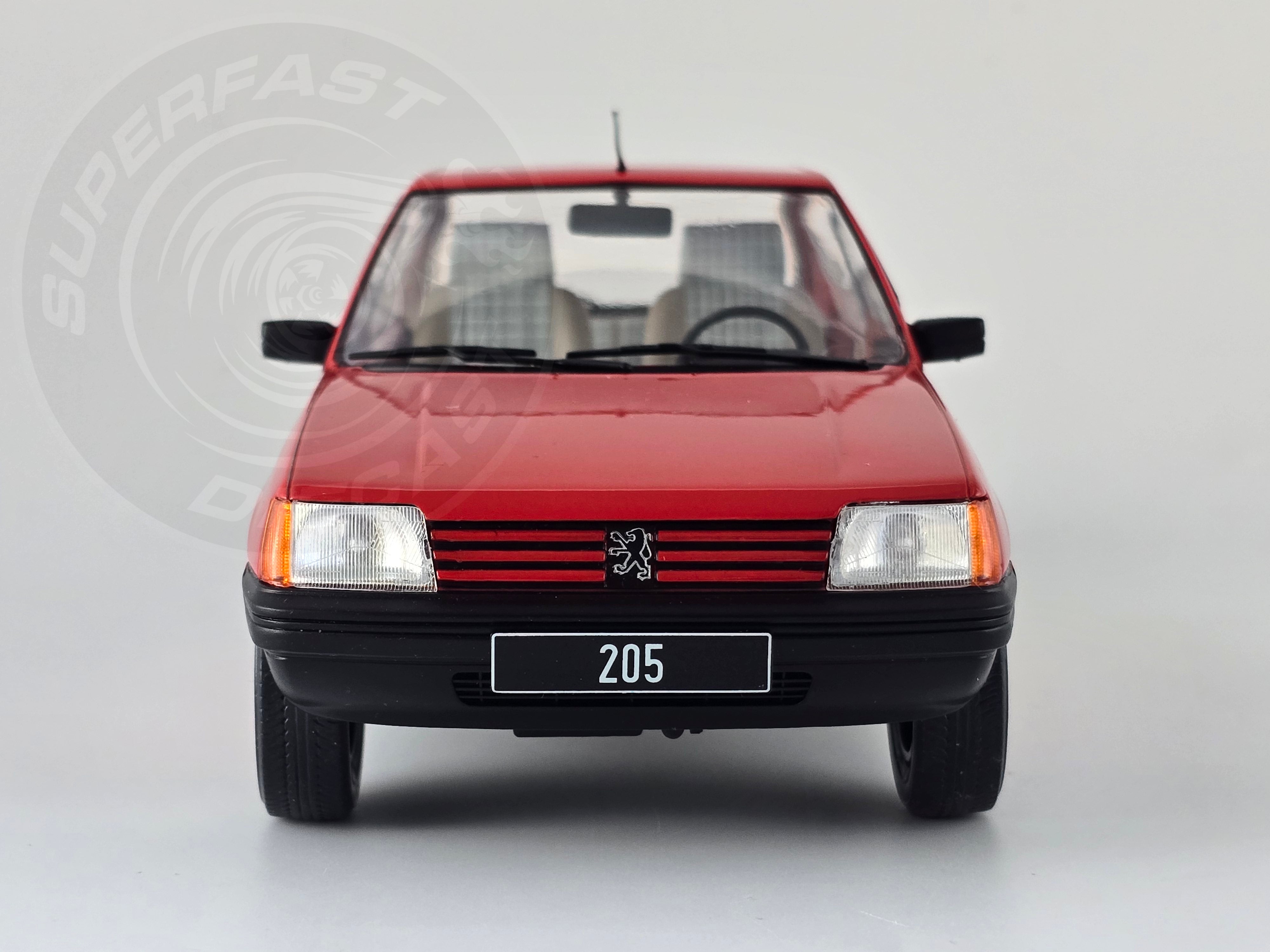MCG 1:18 Scale - 1984 Peugeot 205, Red - MCG18492