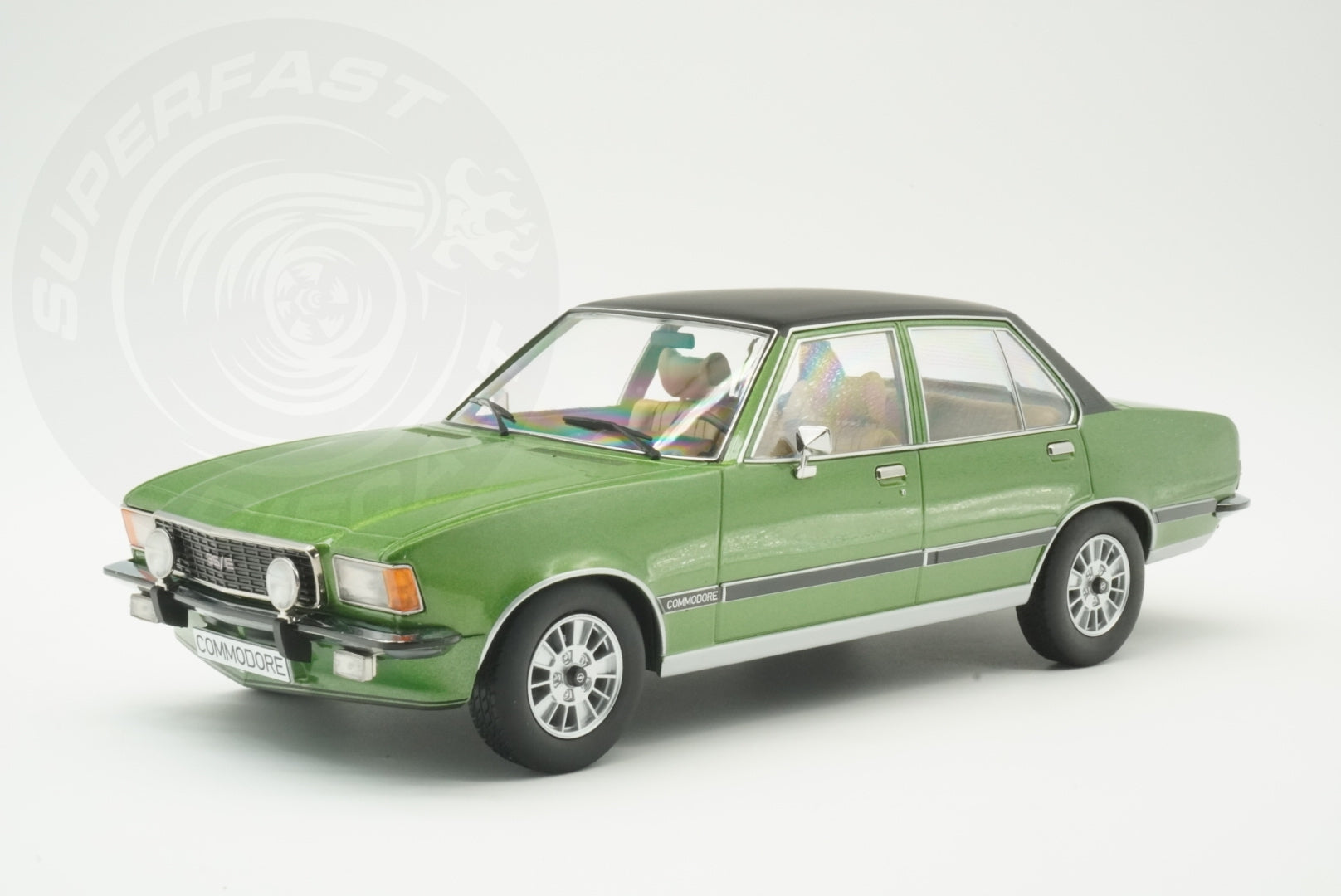 MCG 1:18 Scale Diecast - 1972 Opel Commodore GSE, Green - MCG18565