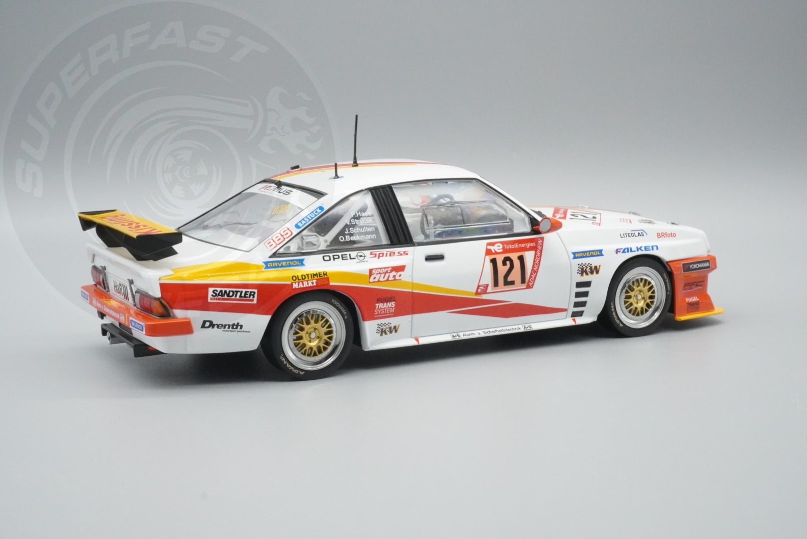 WERK 83 1:18 - Opel Manta #121 24h Nurburgring 2023 Beckmann/Hass/Strycek/Schulten - W18035001