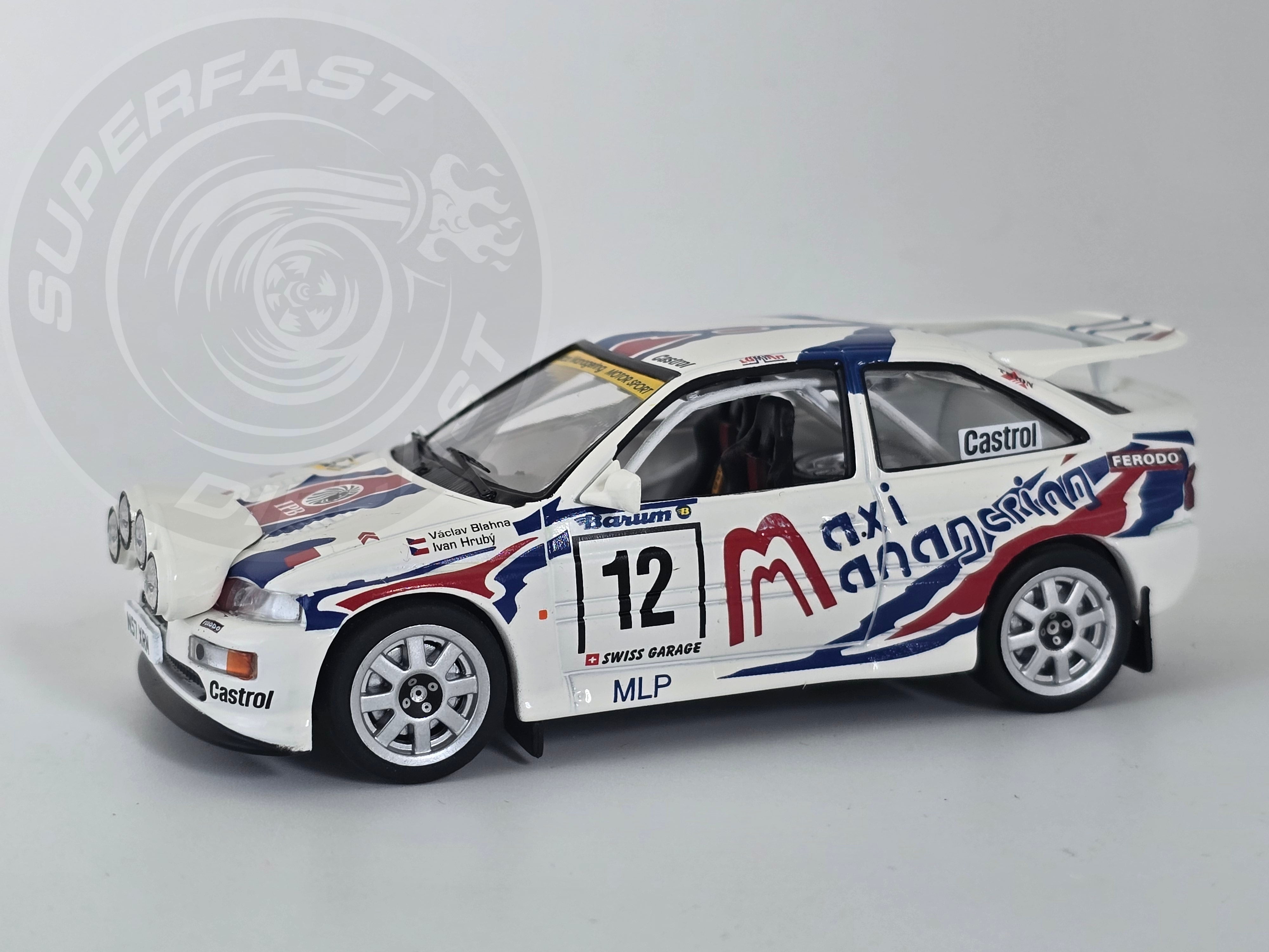 IXO 1:43 Scale Diecast - FORD ESCORT RS Cosworth #12 V.Blahna - I.Hruby Barum Rally 1997 - RAC415B.22