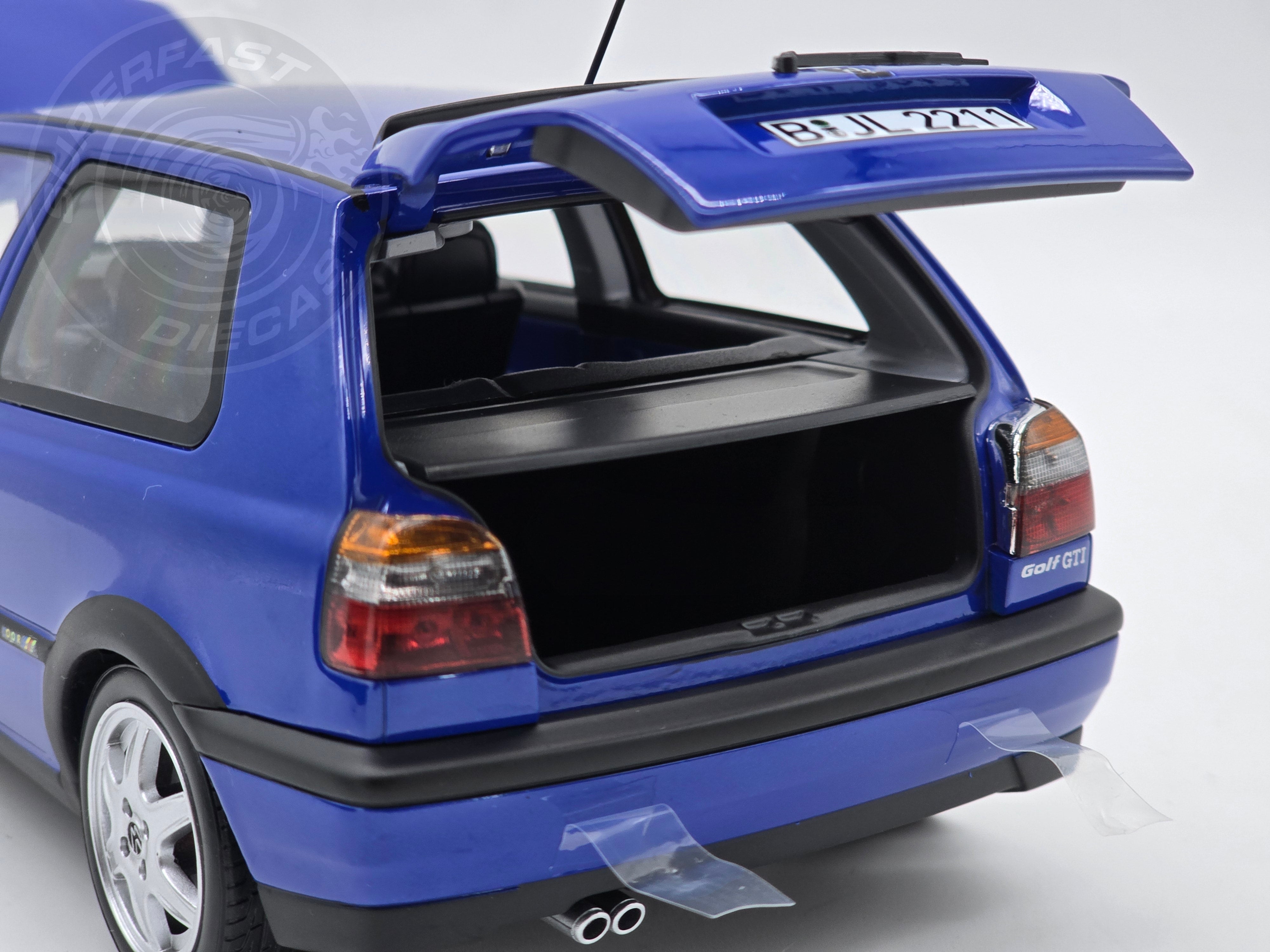 Norev 1:18 Scale Diecast - 1994 VW Volkswagen Golf Mk3 Colour Concept, Jazz Blue - 188506