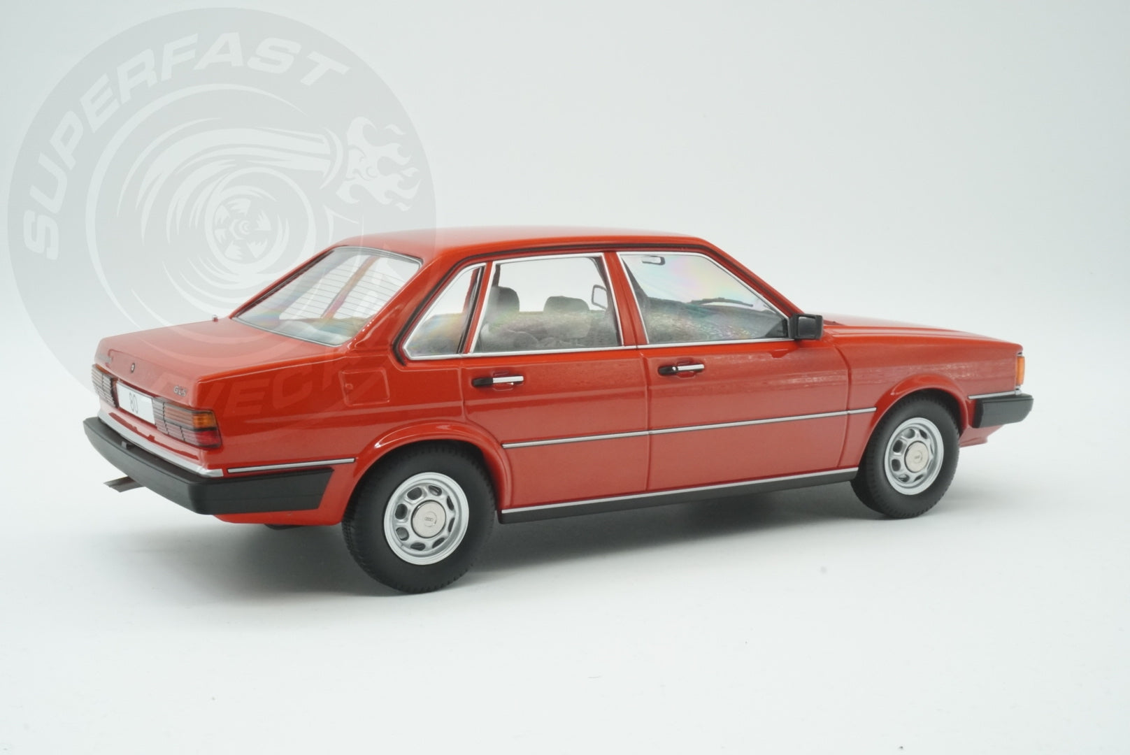 MCG 1:18 Scale Diecast Model Car -  1978 Audi 80 GLS (B2), Red - MCG18526