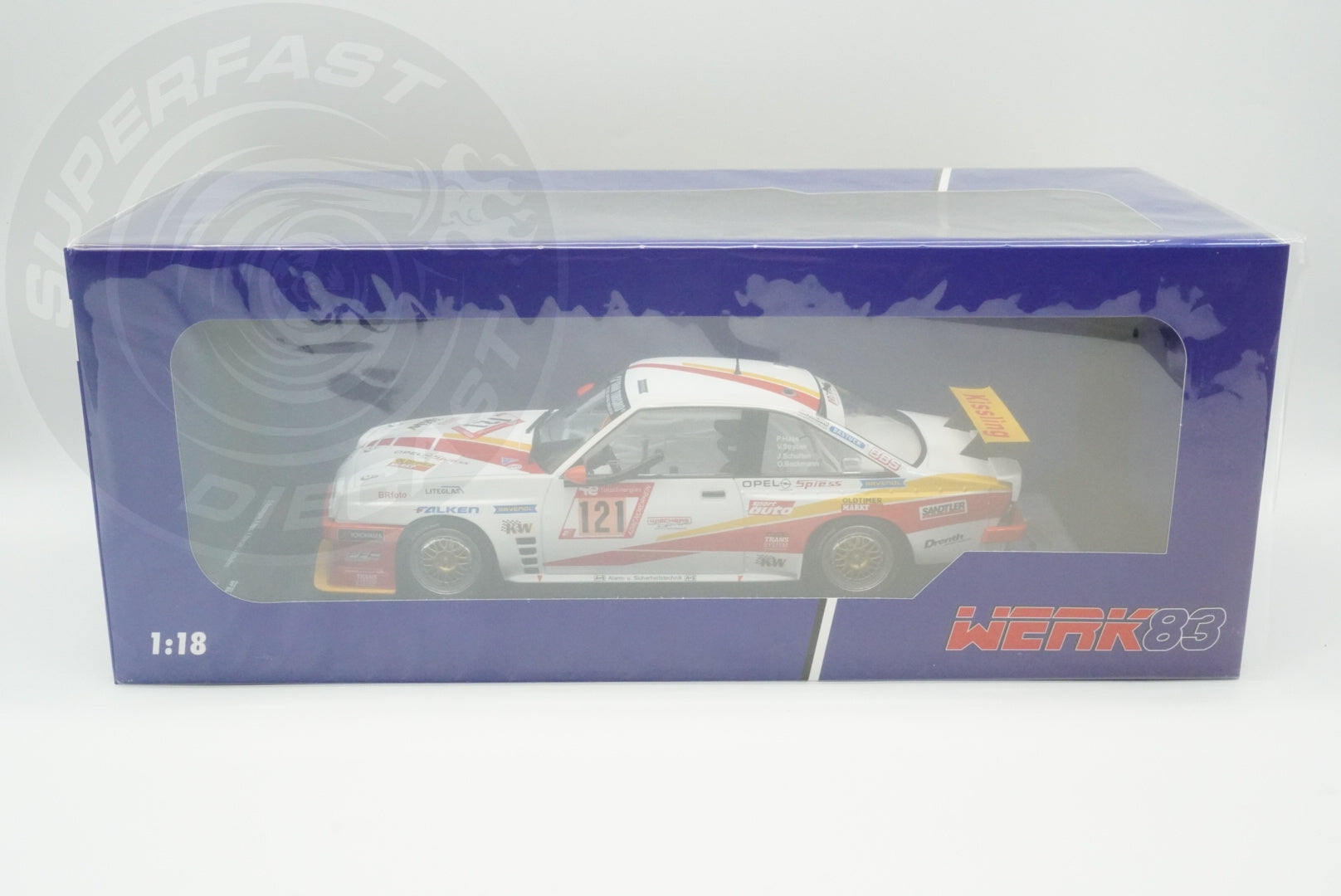 WERK 83 1:18 - Opel Manta #121 24h Nurburgring 2023 Beckmann/Hass/Stry
