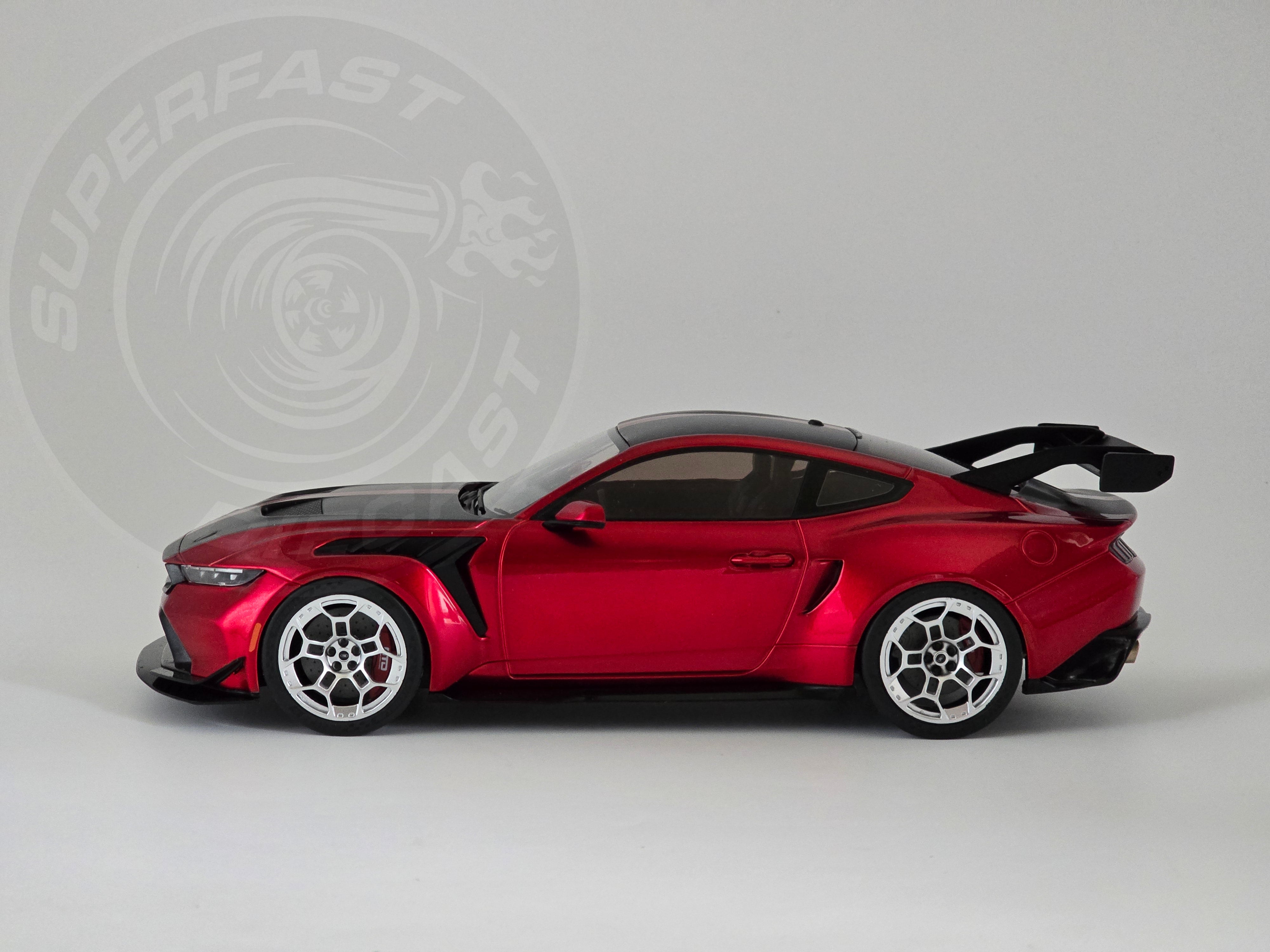 IXO 1:18 Scale - 2025 Ford Mustang GTD, Dark Red