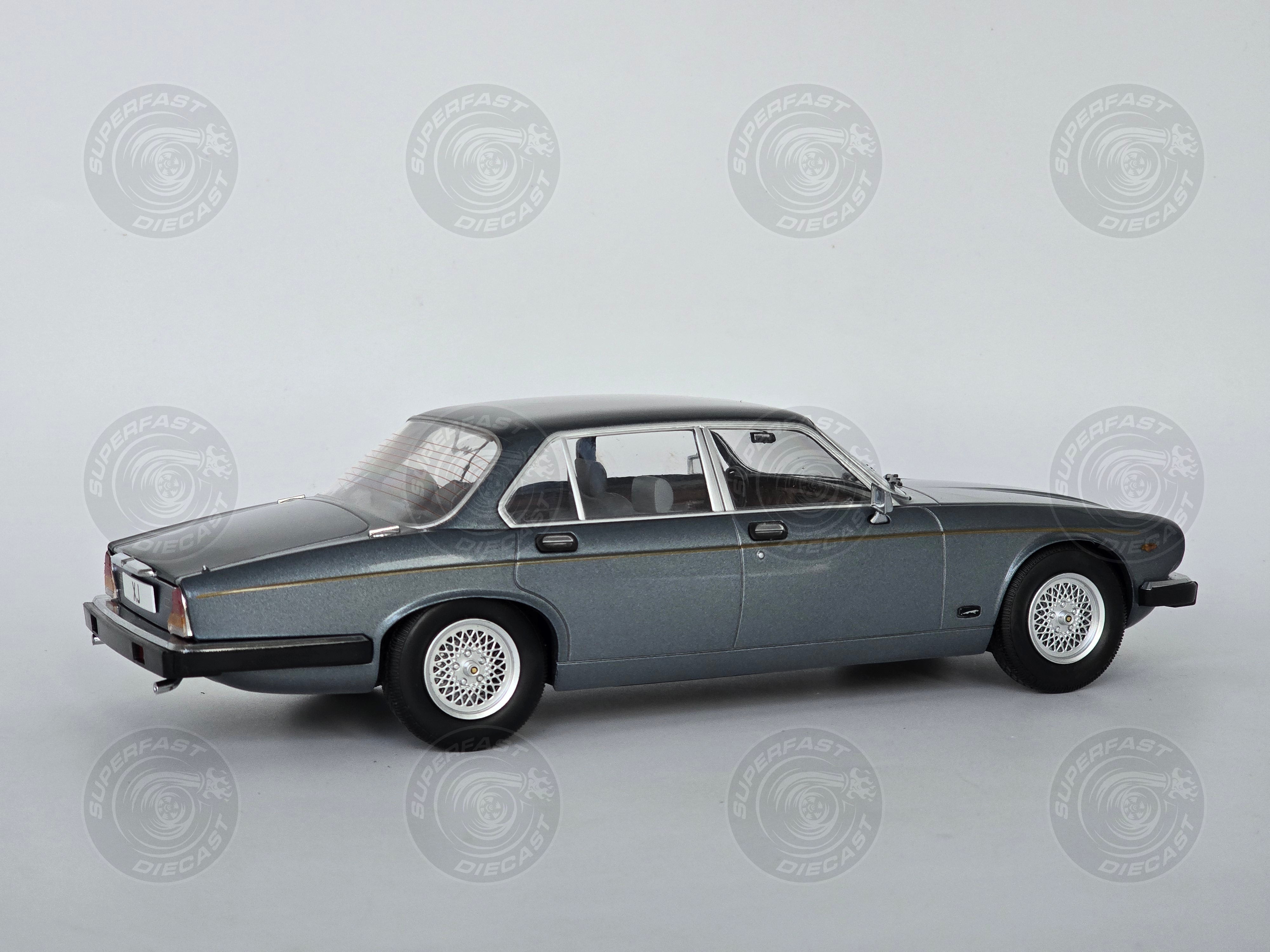 MCG 1:18 Scale Diecast - 1979 Jaguar XJ Series III, Dark Grey - MCG18177
