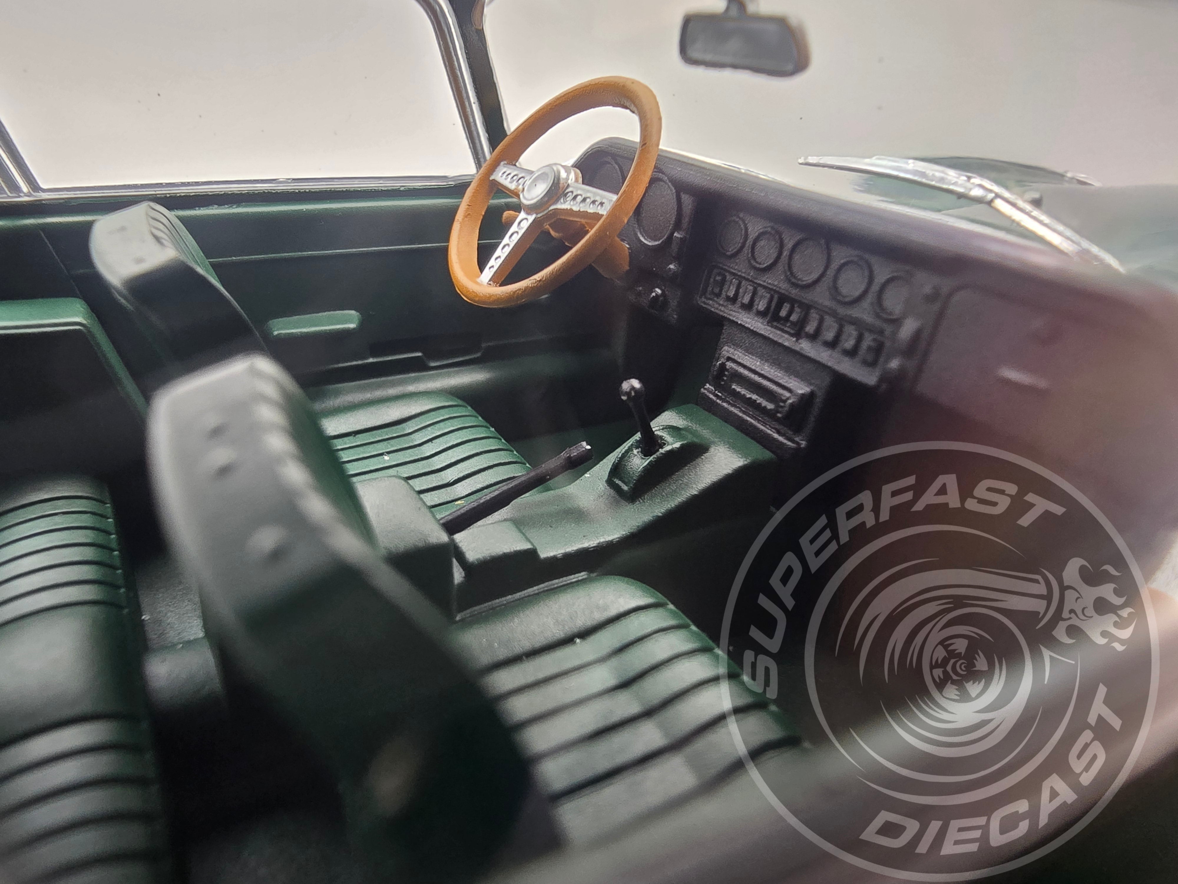 Whitebox 1:24 Scale Diecast Model Car - Jaguar E-Type, Green