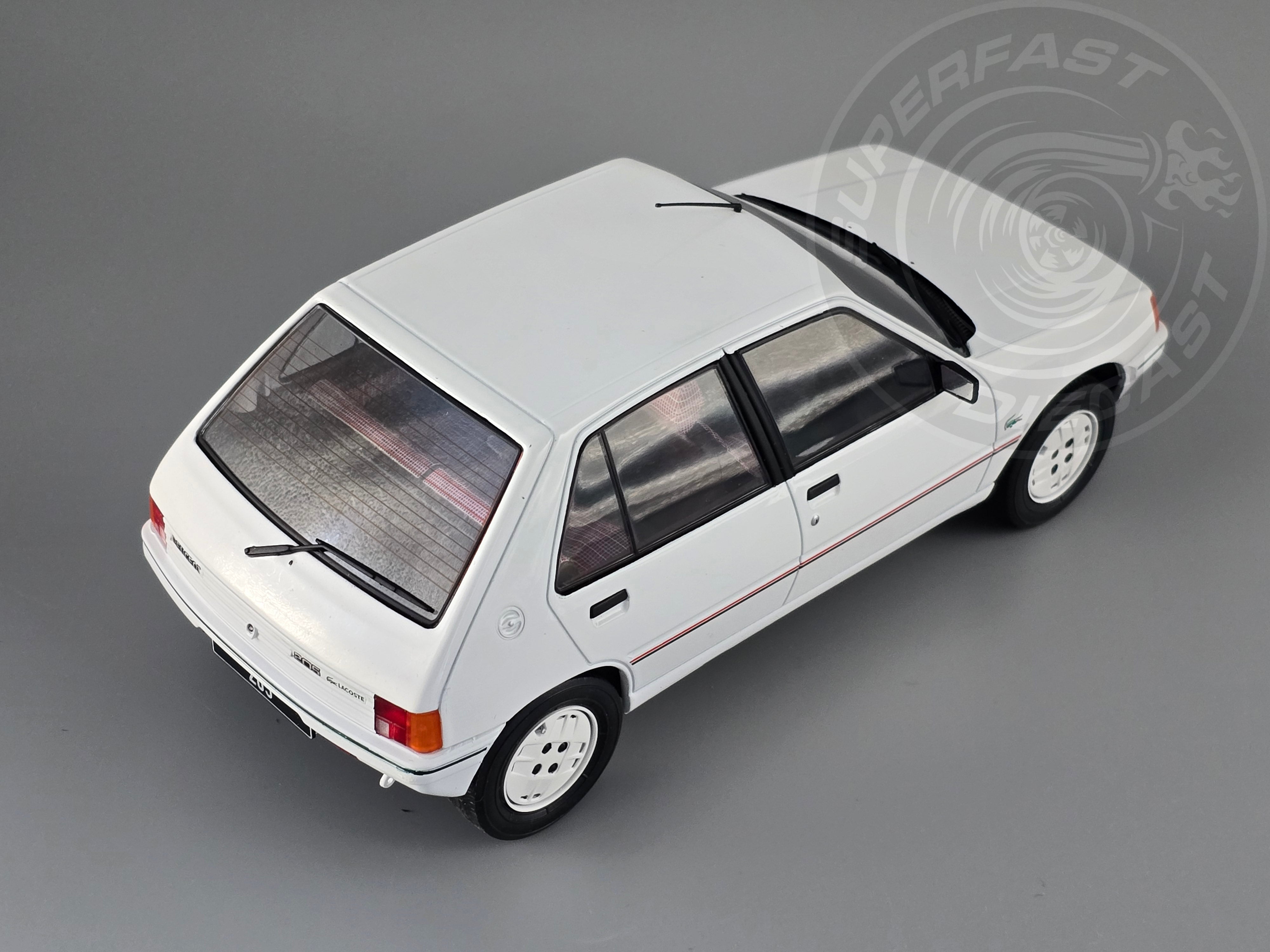 MCG 1:18 Scale - 1984 Peugeot 205, White - MCG18493