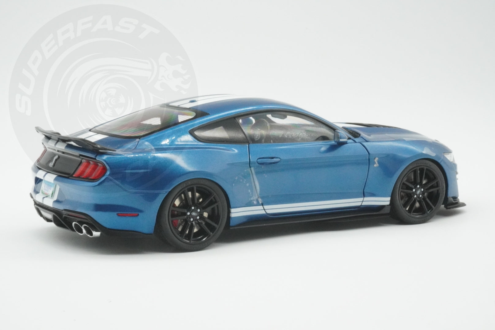 IXO 1:18 Diecast - 2022 Ford Mustang Shelby GT 500, Blue - IXO18RDC244-FO