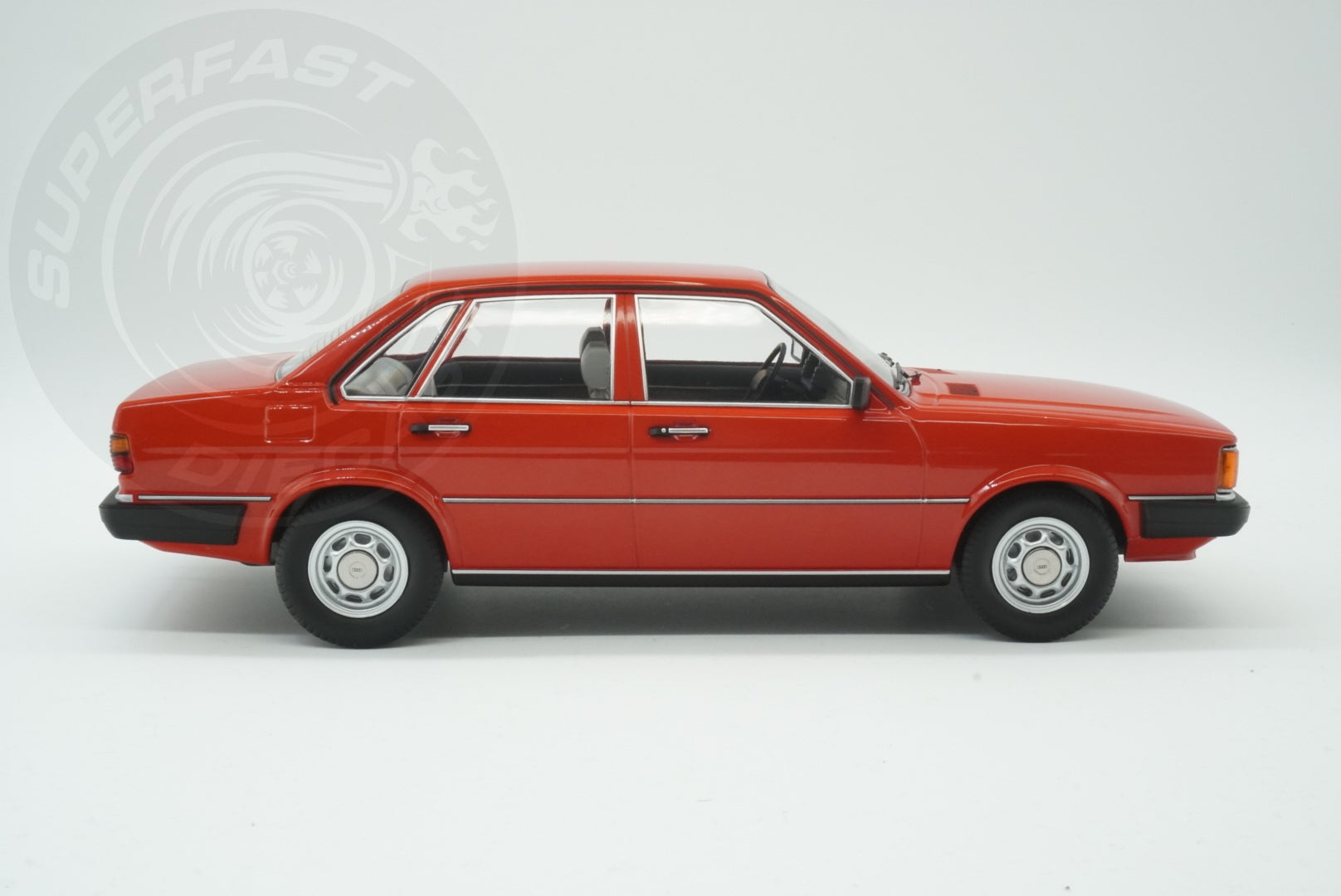 MCG 1:18 Scale Diecast Model Car -  1978 Audi 80 GLS (B2), Red - MCG18526