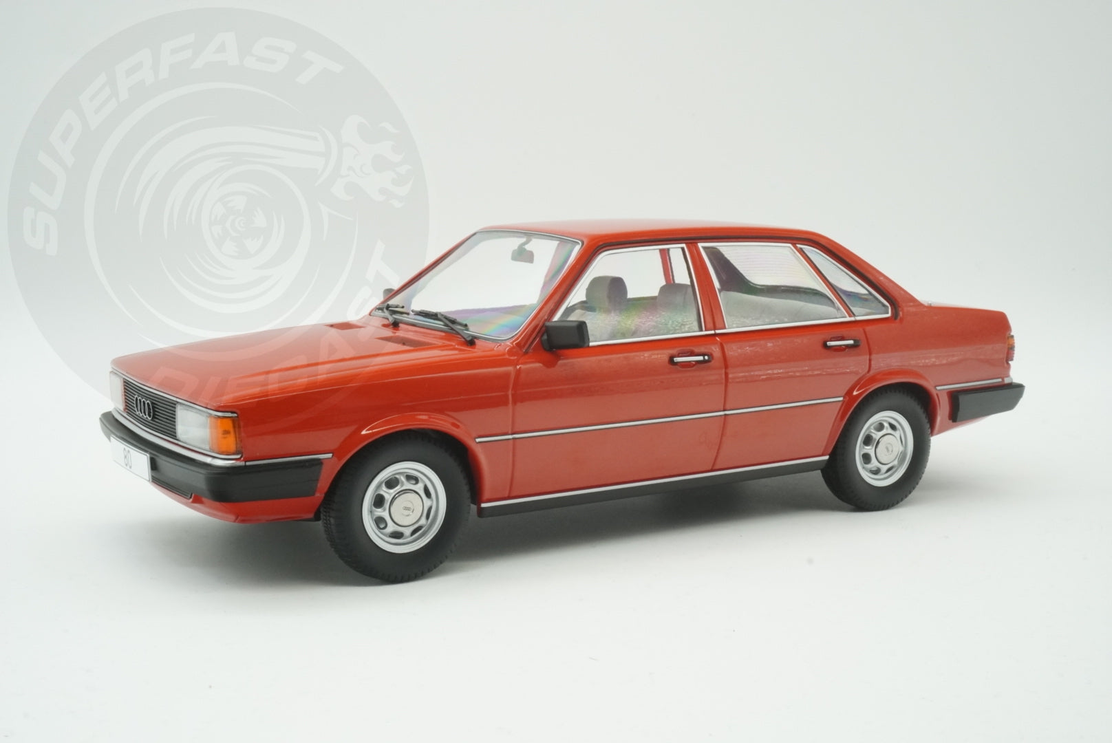 MCG 1:18 Scale Diecast Model Car -  1978 Audi 80 GLS (B2), Red - MCG18526