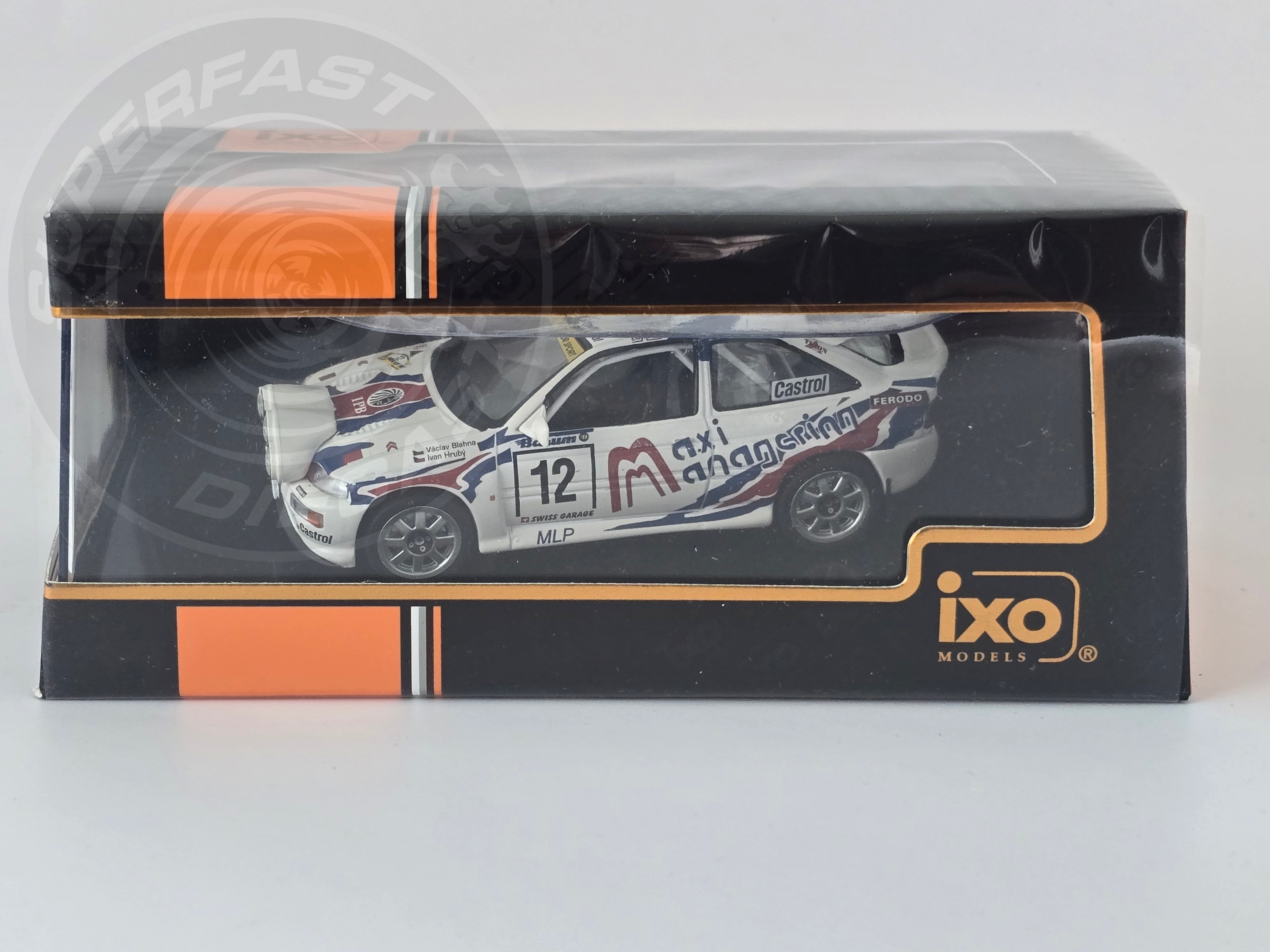 IXO 1:43 Scale Diecast - FORD ESCORT RS Cosworth #12 V.Blahna - I.Hruby Barum Rally 1997 - RAC415B.22