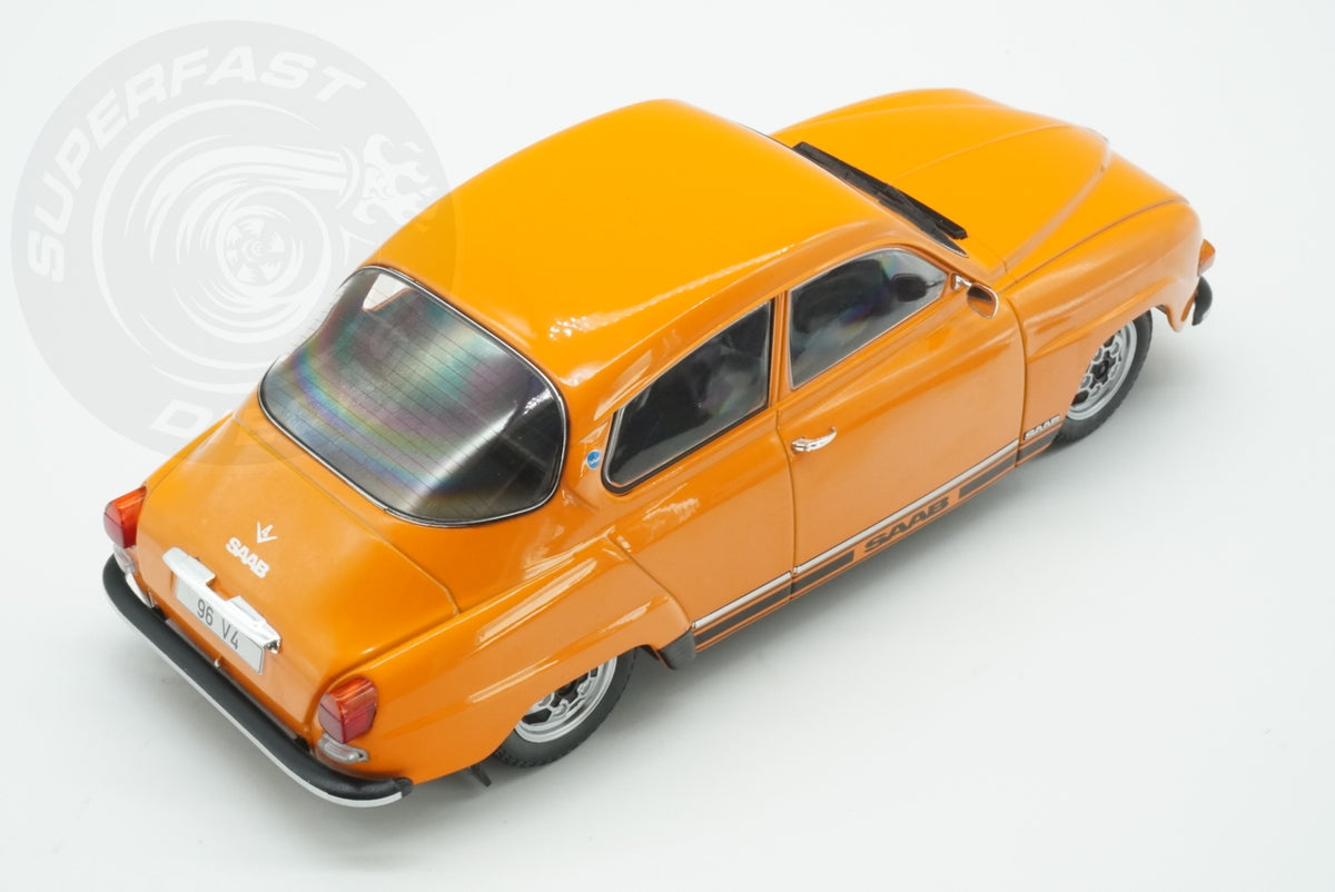 MCG 1:18 Diecast - 1970 Saab 96 V4, Orange - MCG18654