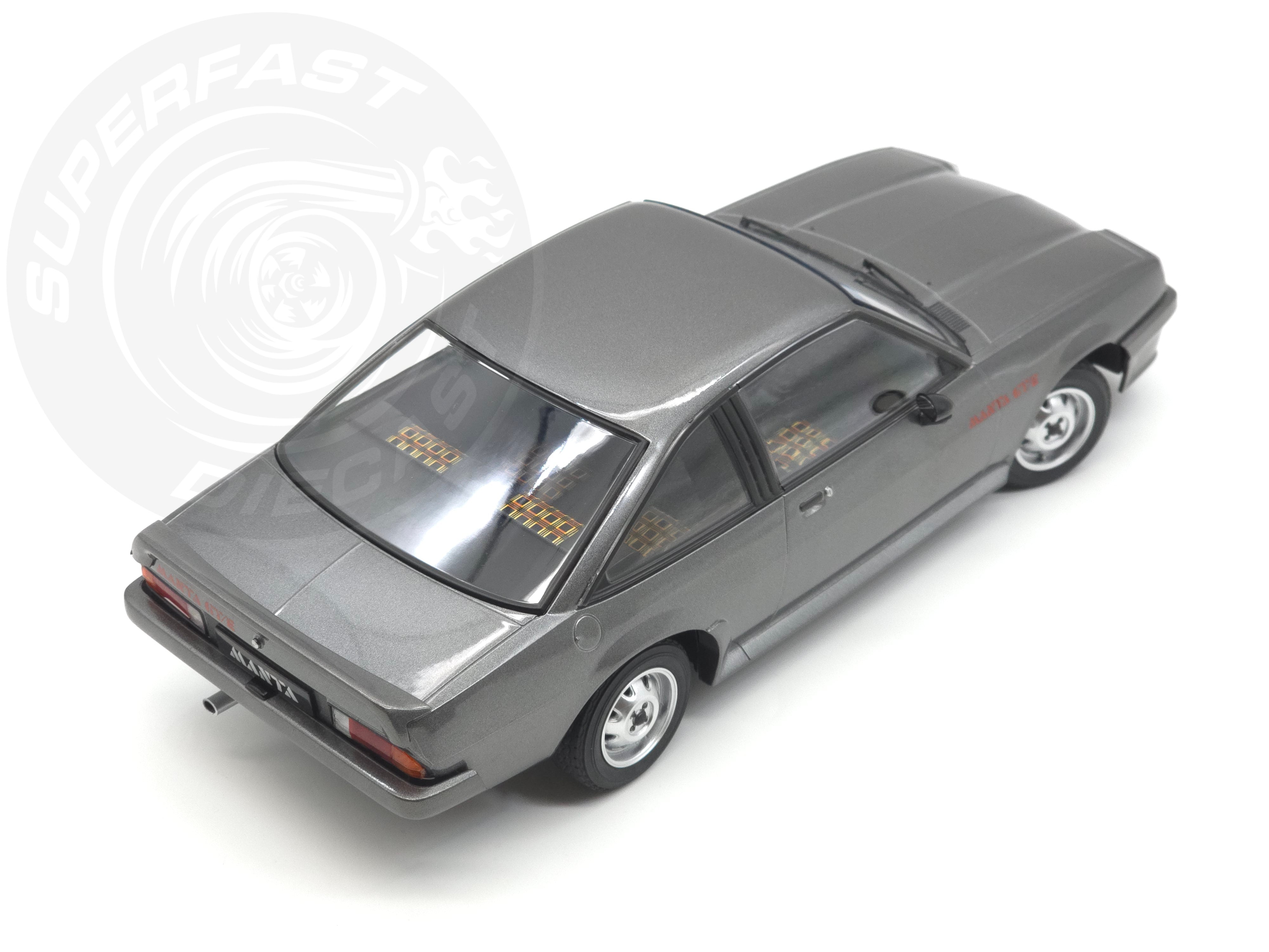 Norev 1:18 Scale Diecast - 1982 Opel Manta B GT/E - Grey - 183303