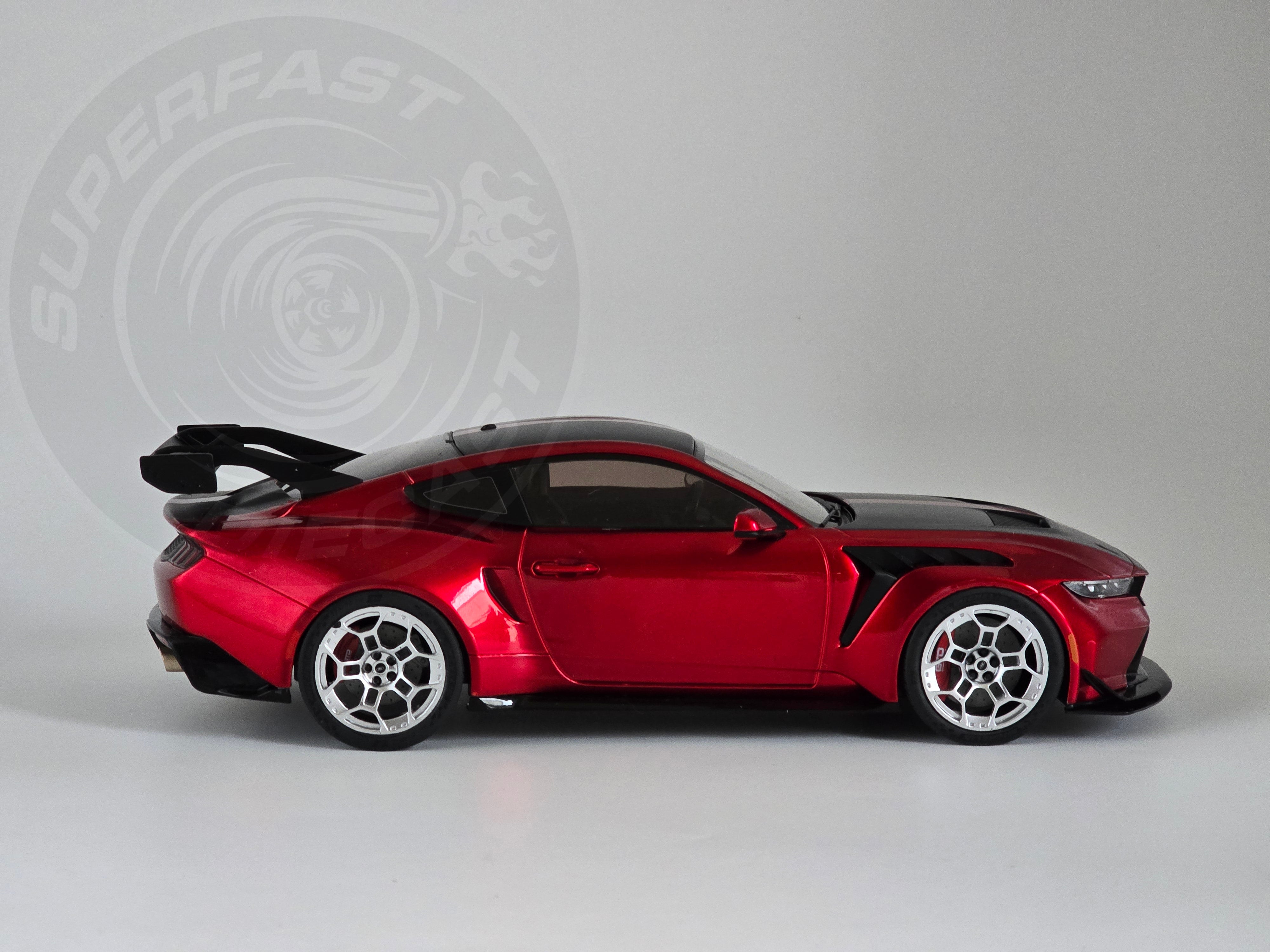 IXO 1:18 Scale - 2025 Ford Mustang GTD, Dark Red