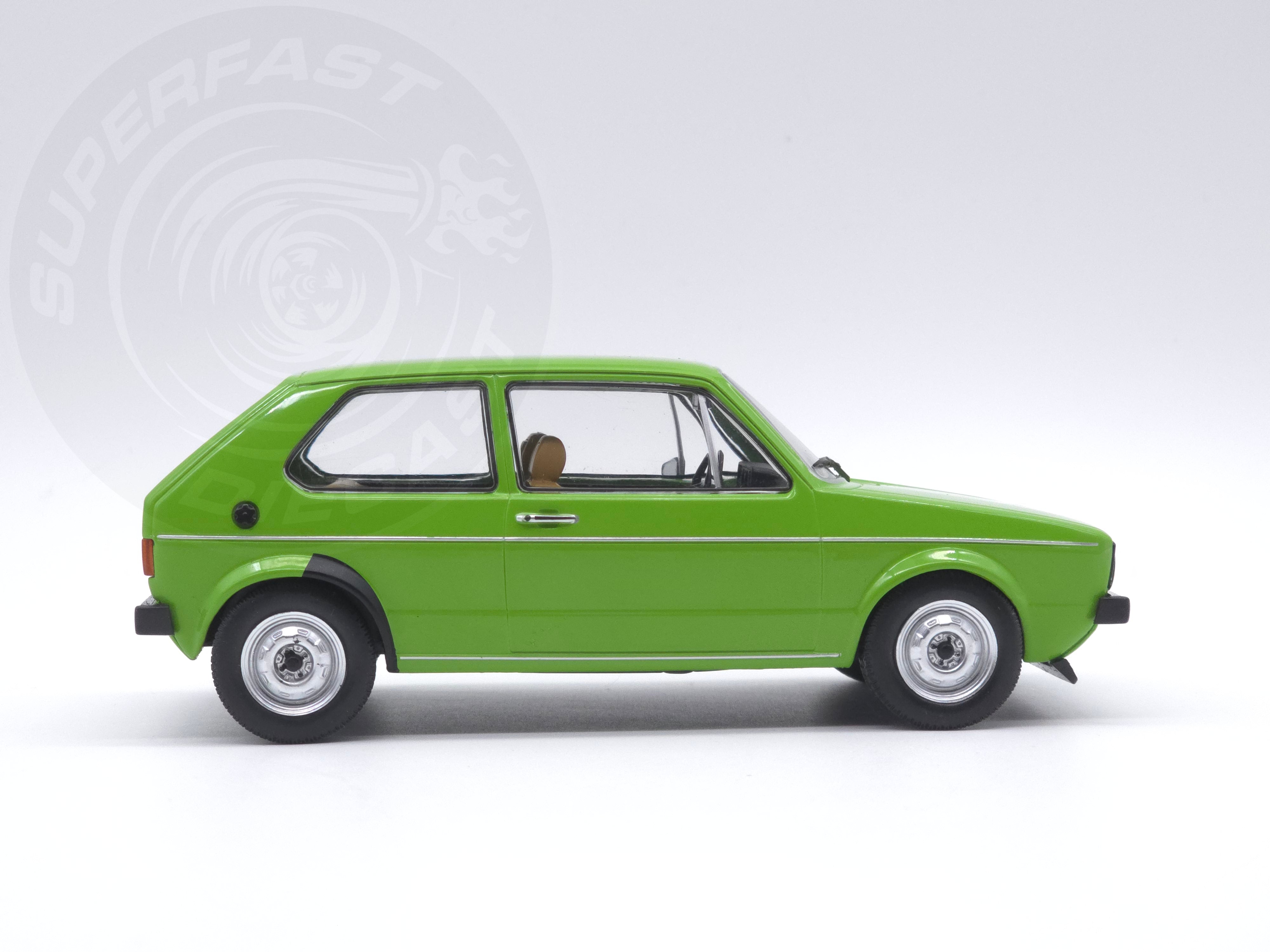 Whitebox 1:24 Scale Diecast Model Car - Volkswagen Golf GTi Mk1 in Green - WB124264