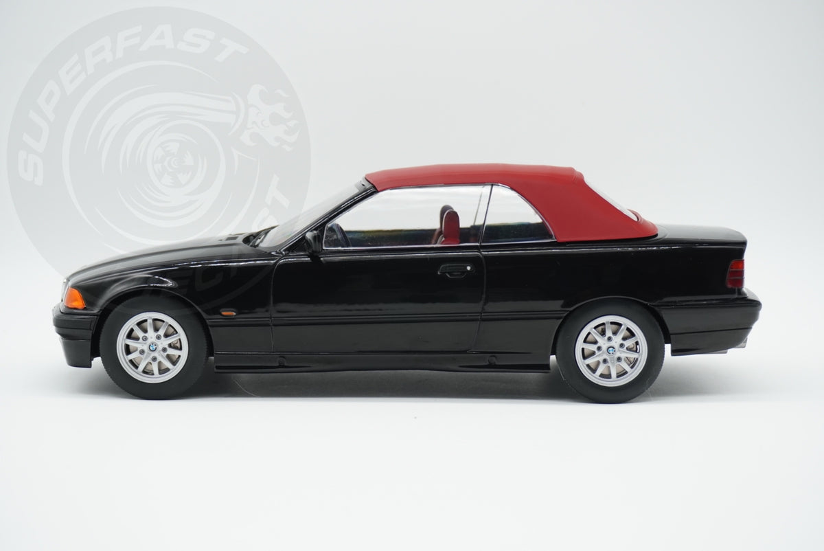 MCG 1:18 Diecast - 1996 BMW 318i (E36) Cabriolet, Black - MCG18318
