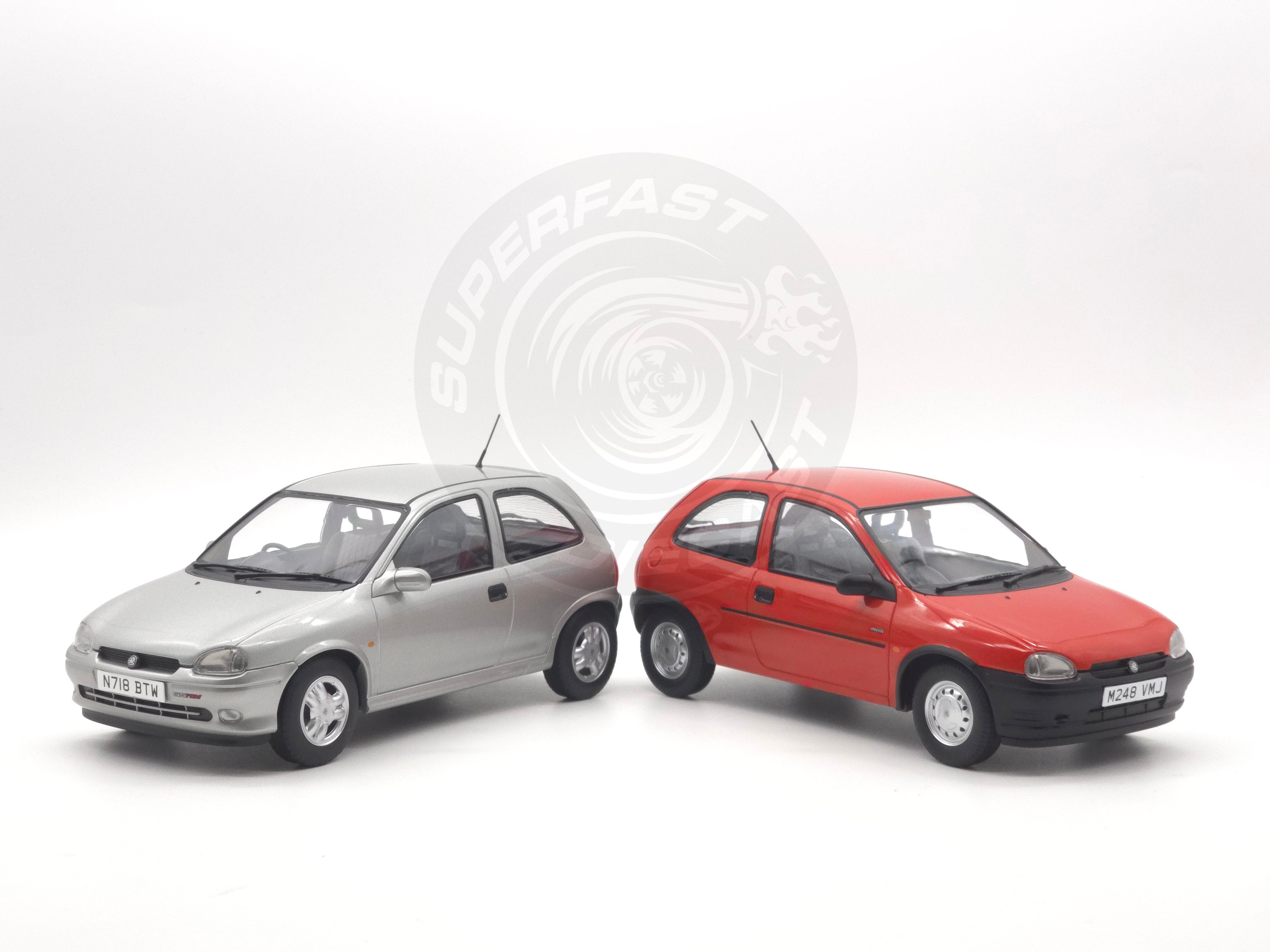 MCG 1:18 Scale Diecast - 1993 Vauxhall Corsa GSi (UK Exclusive RHD), Silver - MCG18846