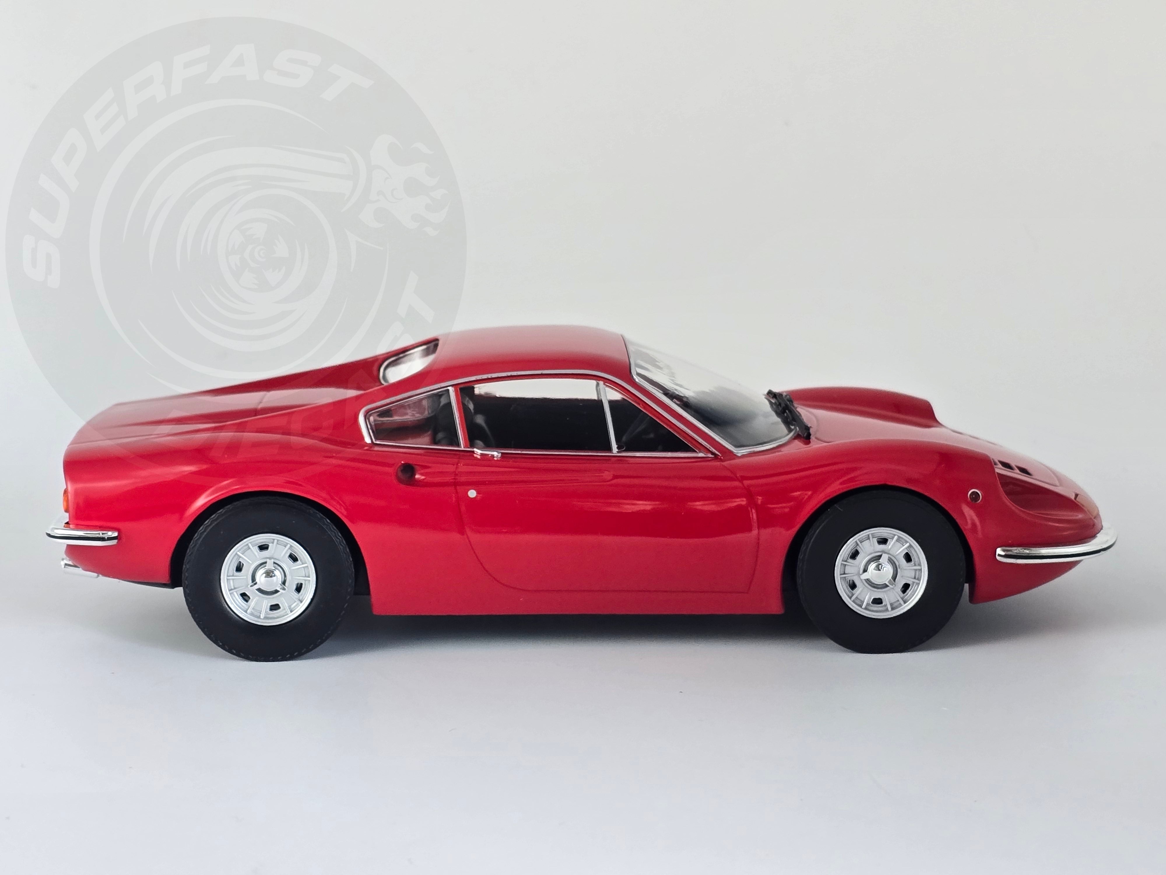 MCG 1:18 Diecast  - 1969 Ferrari Dino 246 GT, Red - MCG18169