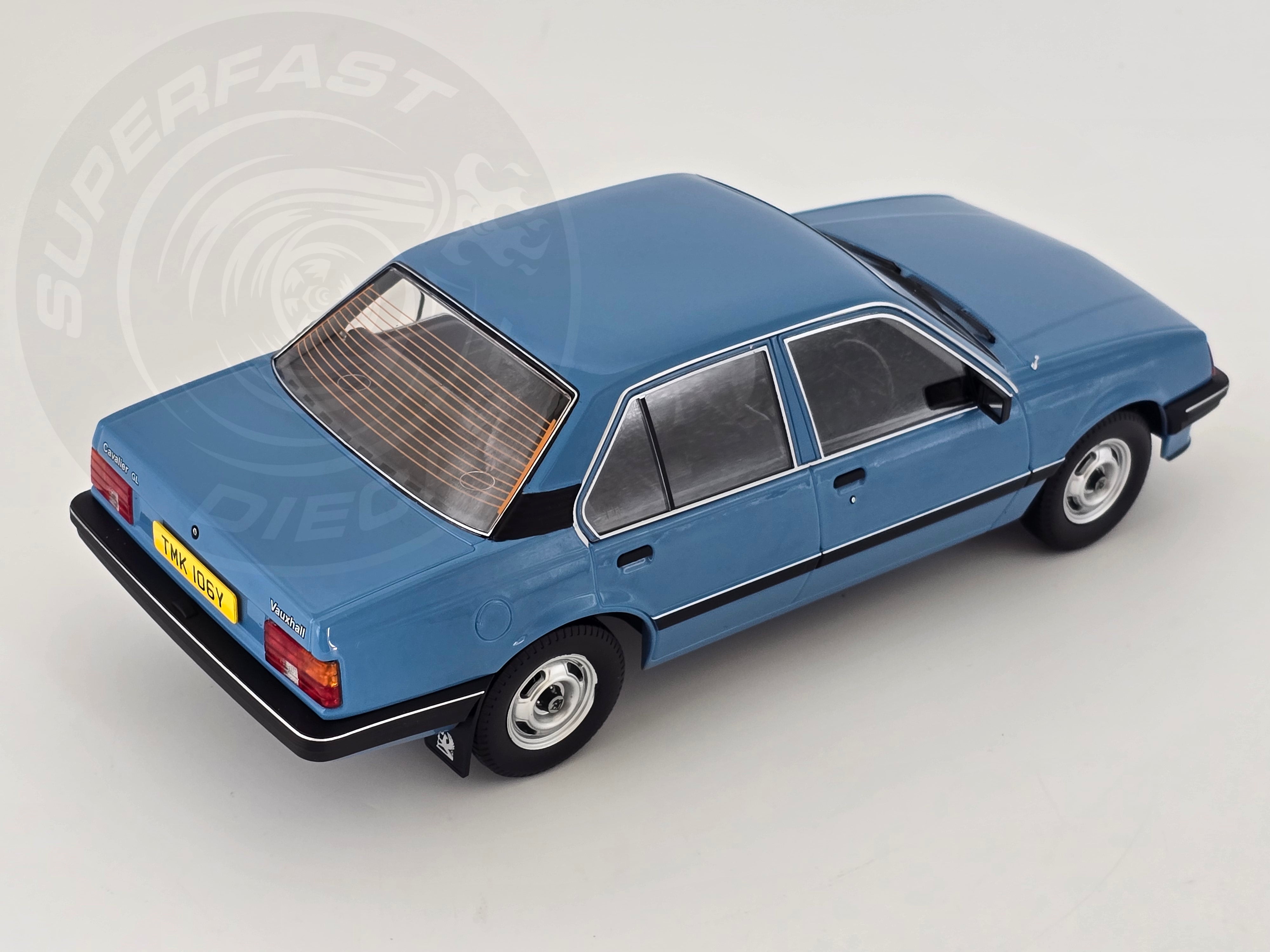 MCG 1:18 Scale Diecast - 1981 Vauxhall Cavalier GL, Blue, RHD UK Exclusive - MCG18648