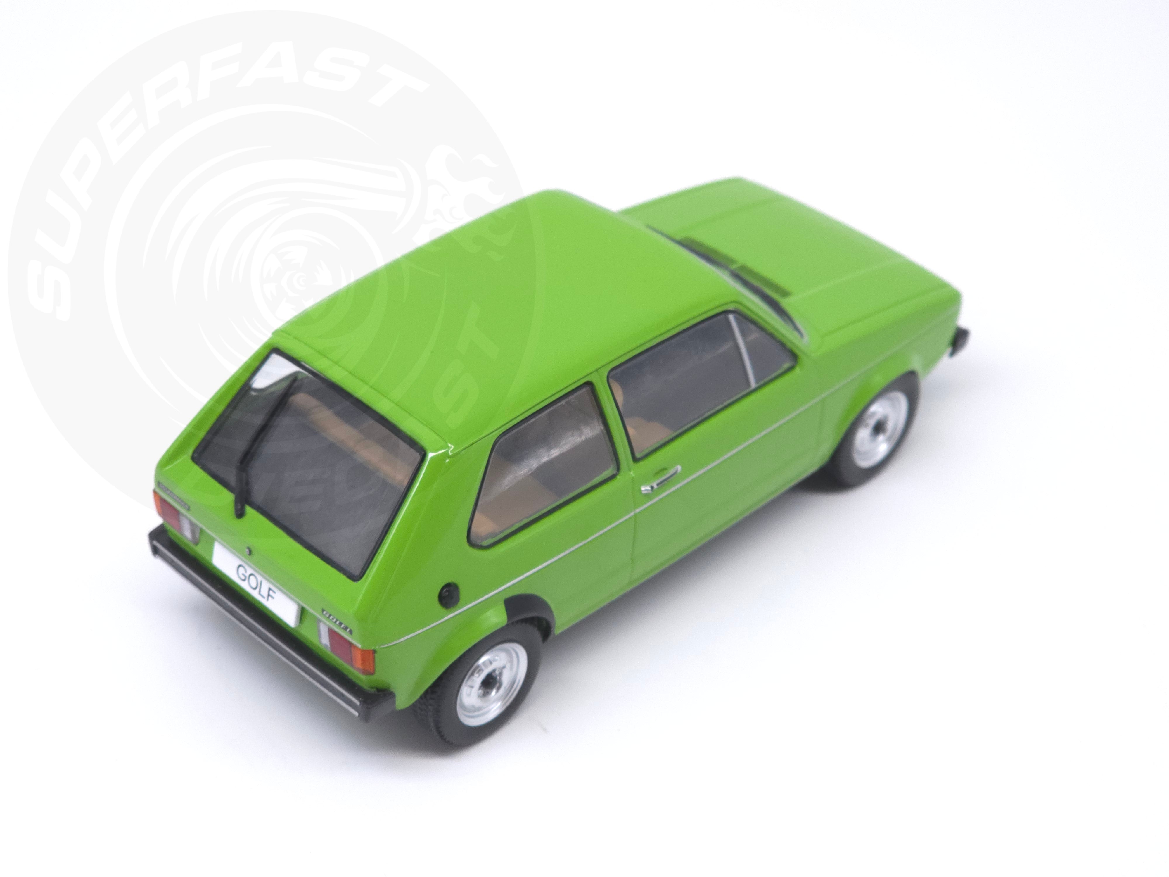 Whitebox 1:24 Scale Diecast Model Car - Volkswagen Golf GTi Mk1 in Green - WB124264