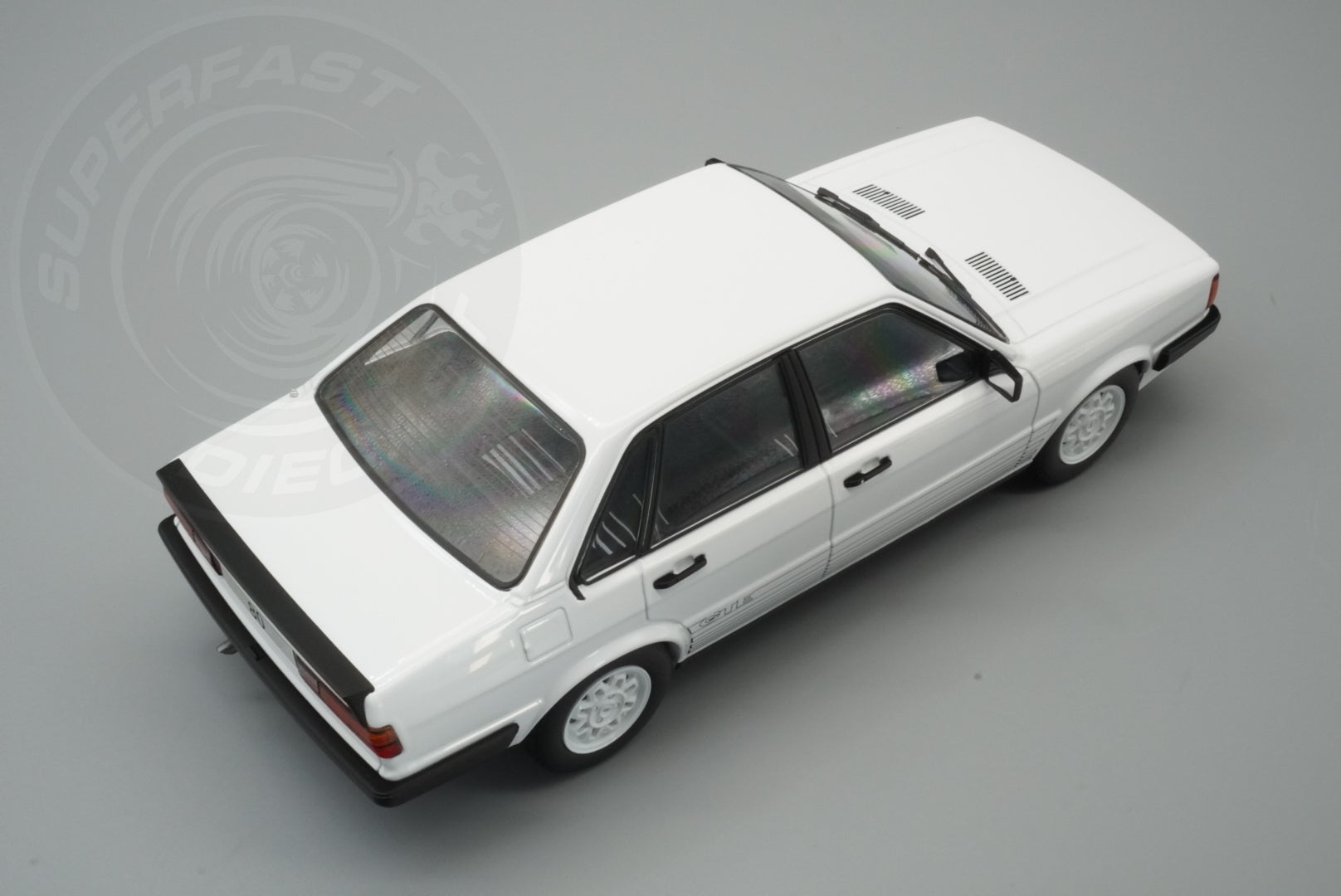 MCG 1:18 Scale Diecast Model Car -  1978 Audi 80 GTE (B2), White - MCG18527