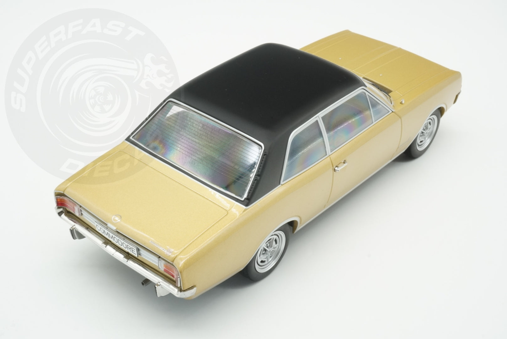 MCG 1:18 Scale Diecast - 1972 Opel Commodore, Beige - MCG18559