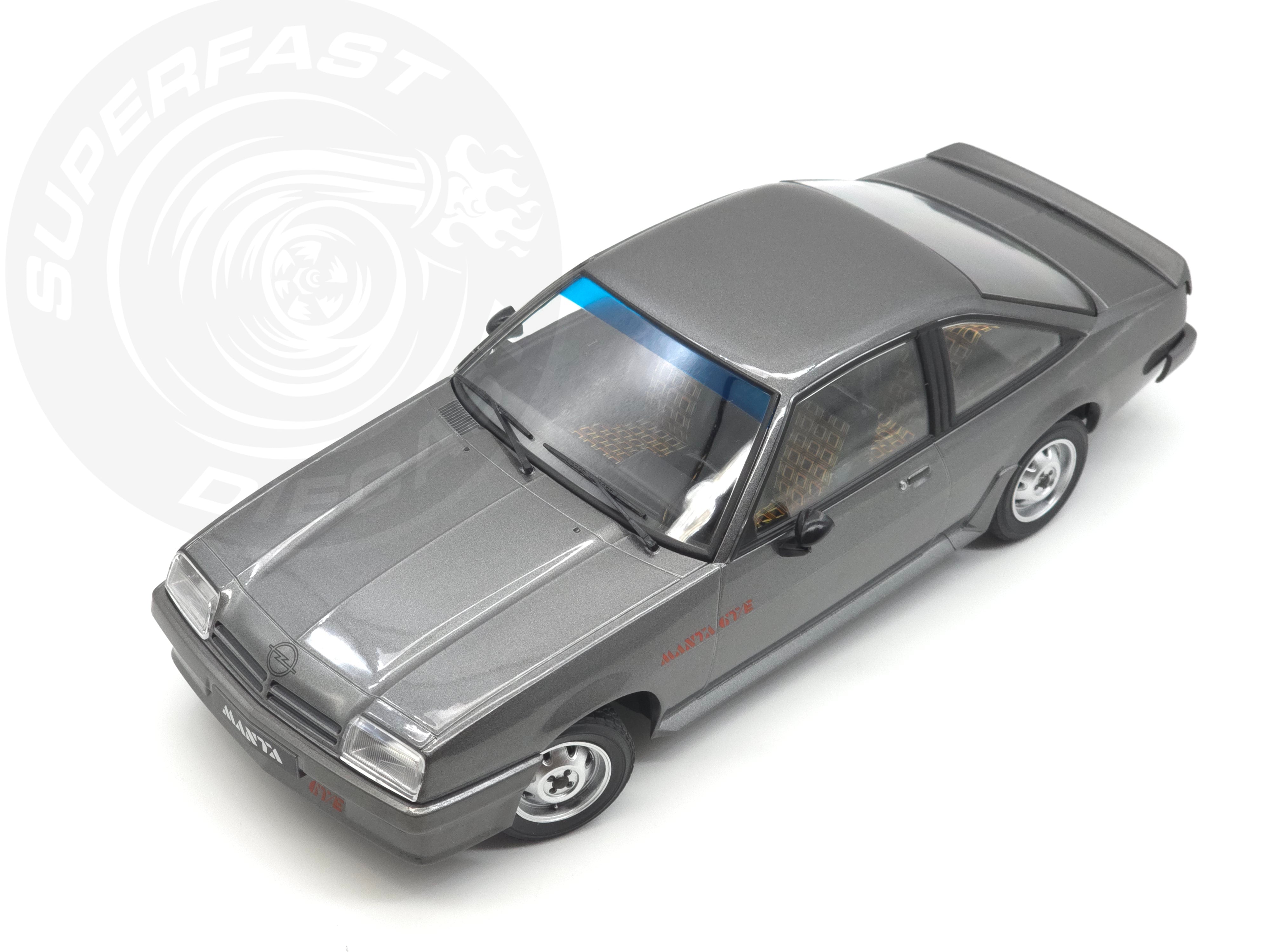 Norev 1:18 Scale Diecast - 1982 Opel Manta B GT/E - Grey - 183303