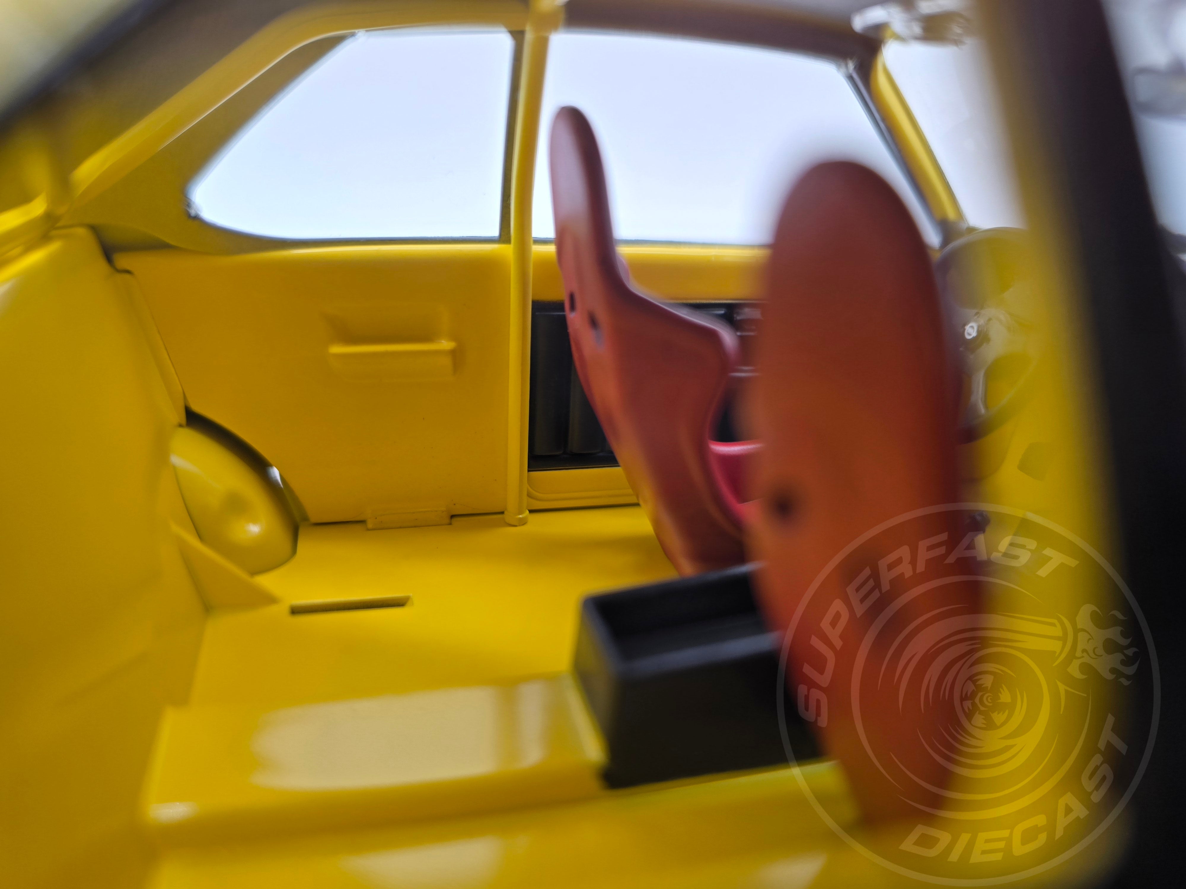 MCG 1:18 Scale Diecast - 1974 Opel Manta A Irmscher, Yellow/Black- MCG18426