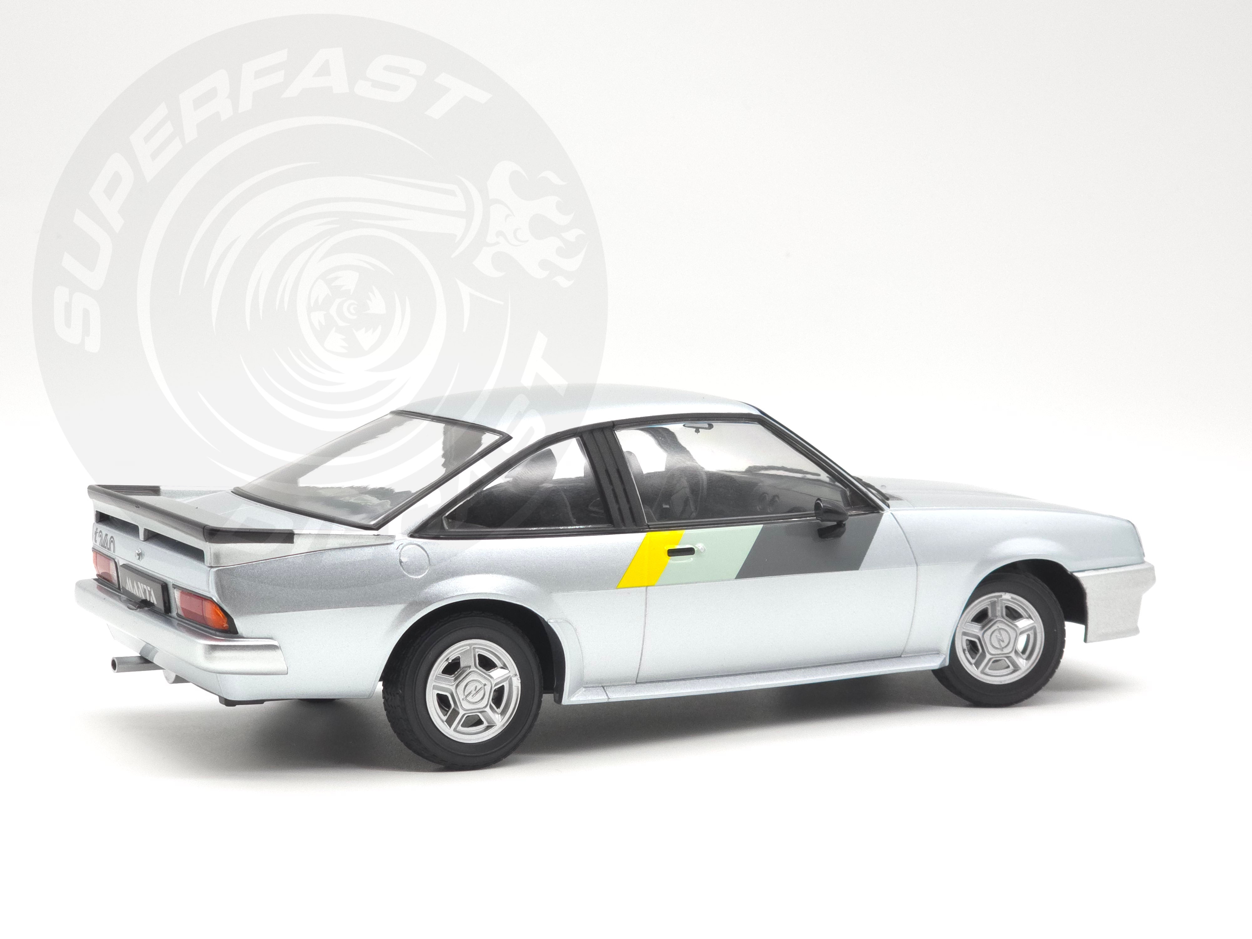 Norev 1:18 Scale Diecast - 1985 Opel Manta B i240 - Silver - 183301