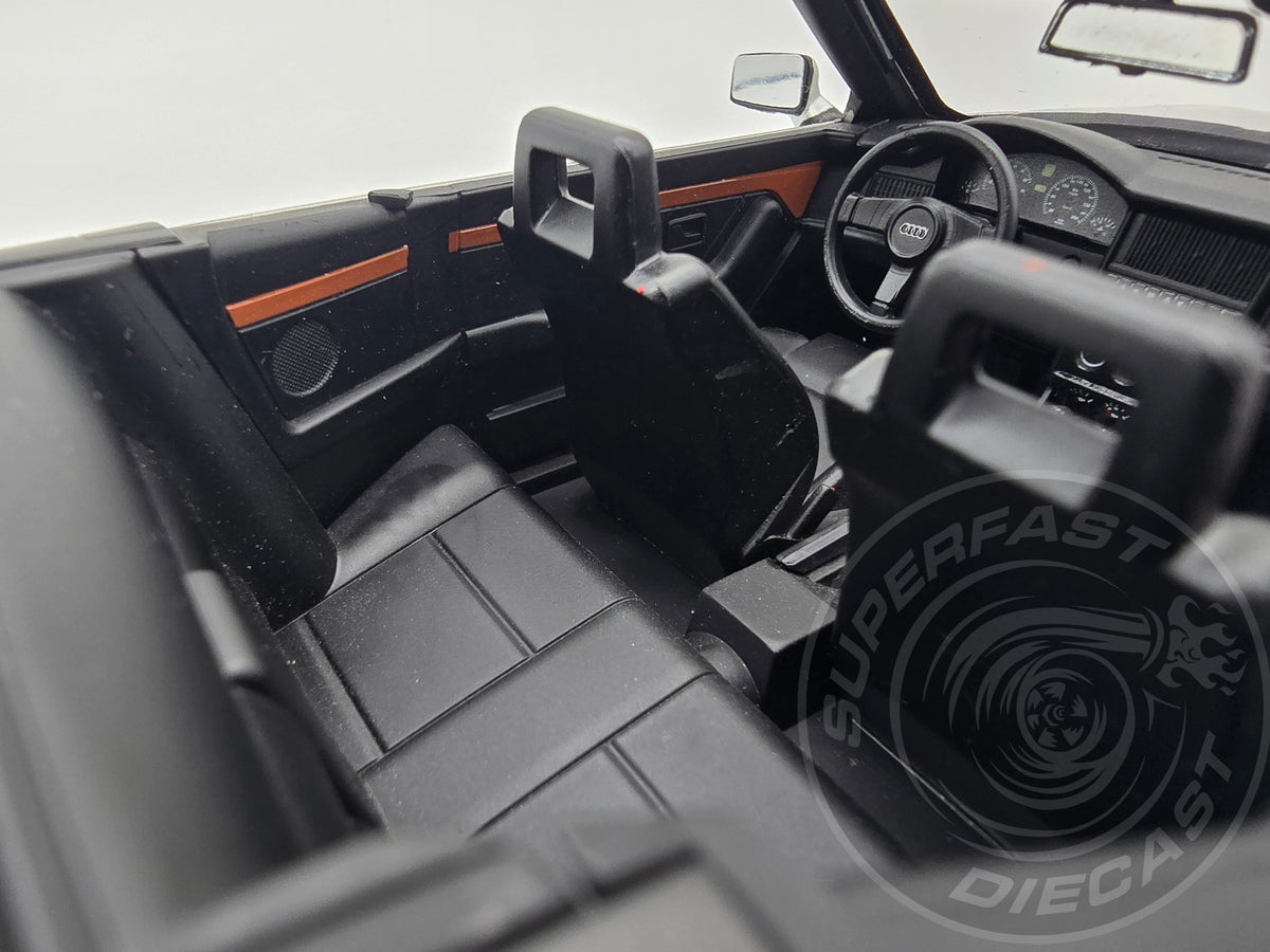 MCG 1:18 Scale Diecast -  1991 Audi 80 Cabriolet, Silver - MCG181225