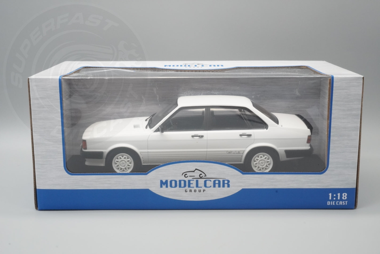 MCG 1:18 Scale Diecast Model Car -  1978 Audi 80 GTE (B2), White - MCG18527