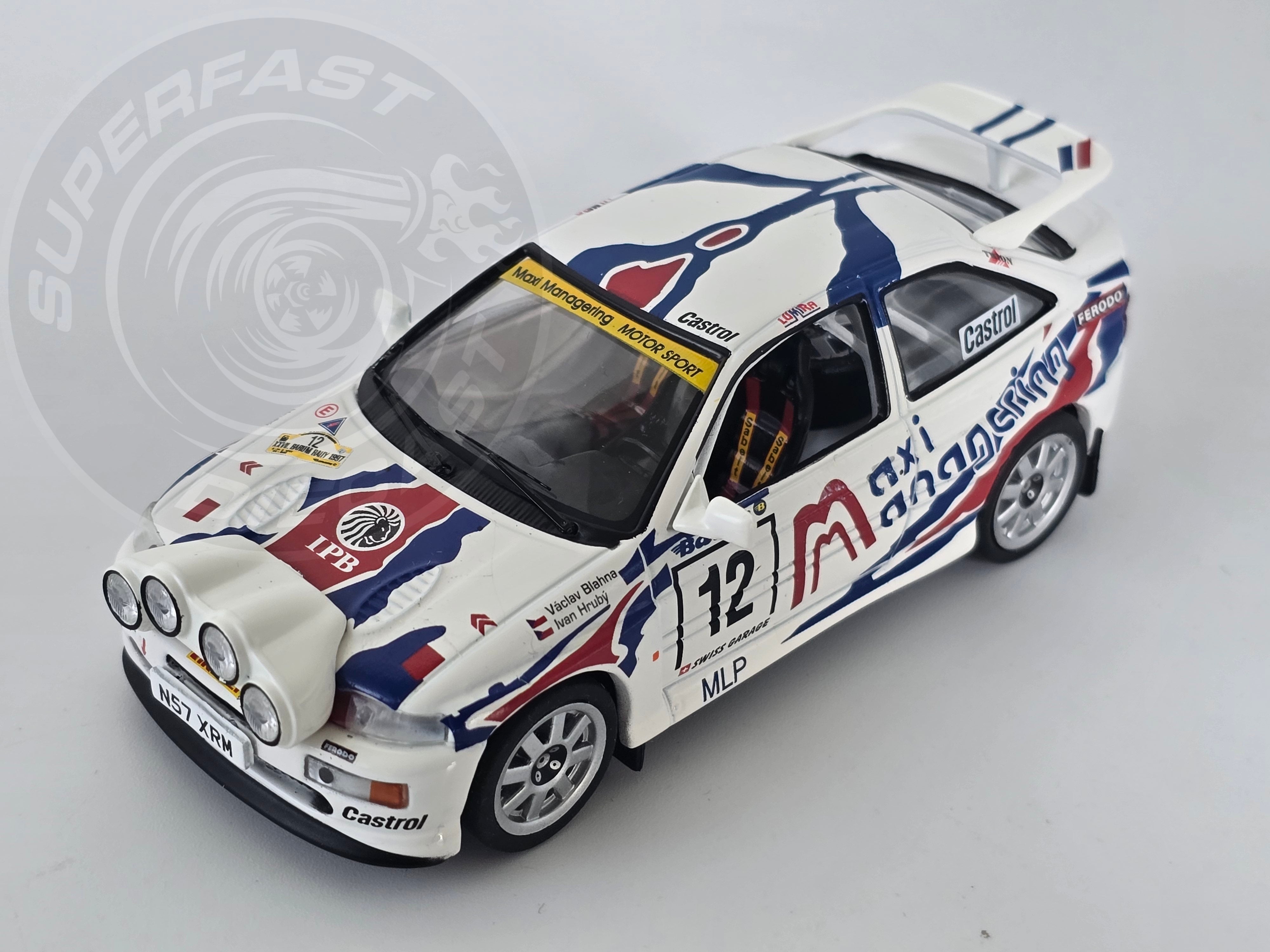IXO 1:43 Scale Diecast - FORD ESCORT RS Cosworth #12 V.Blahna - I.Hruby Barum Rally 1997 - RAC415B.22