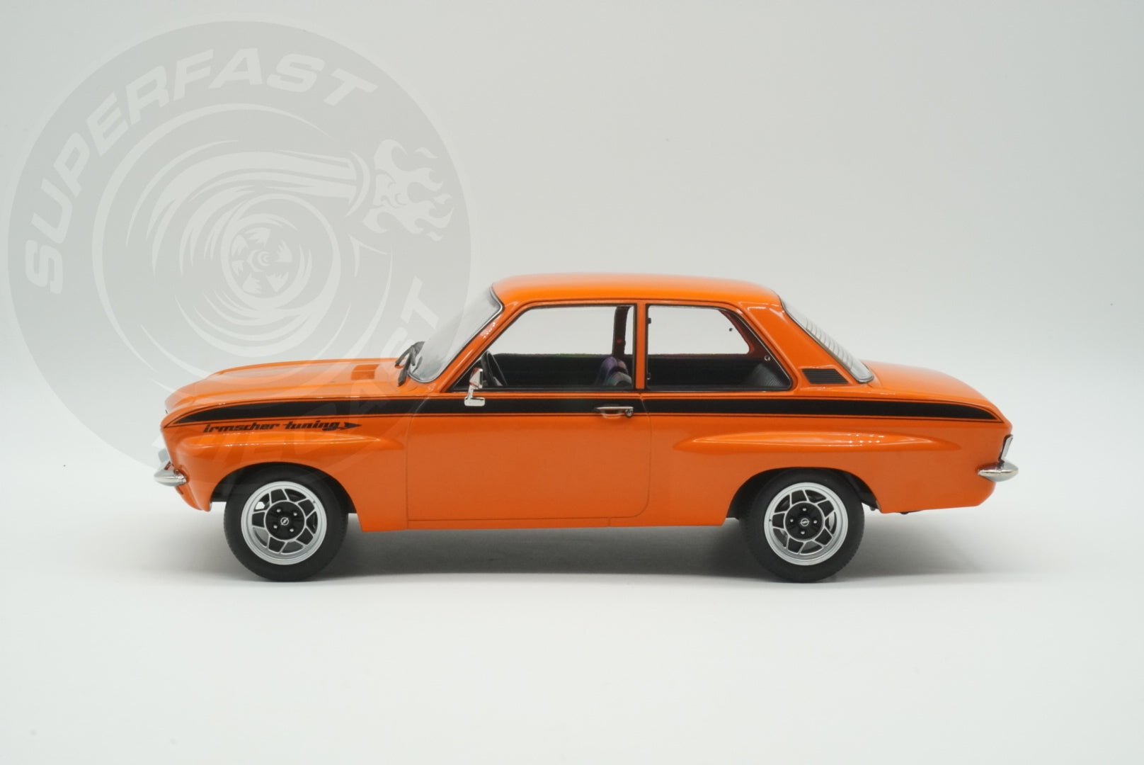 MCG 1:18 Diecast - Opel Ascona A Irmscher, Orange/Black - MCG18839