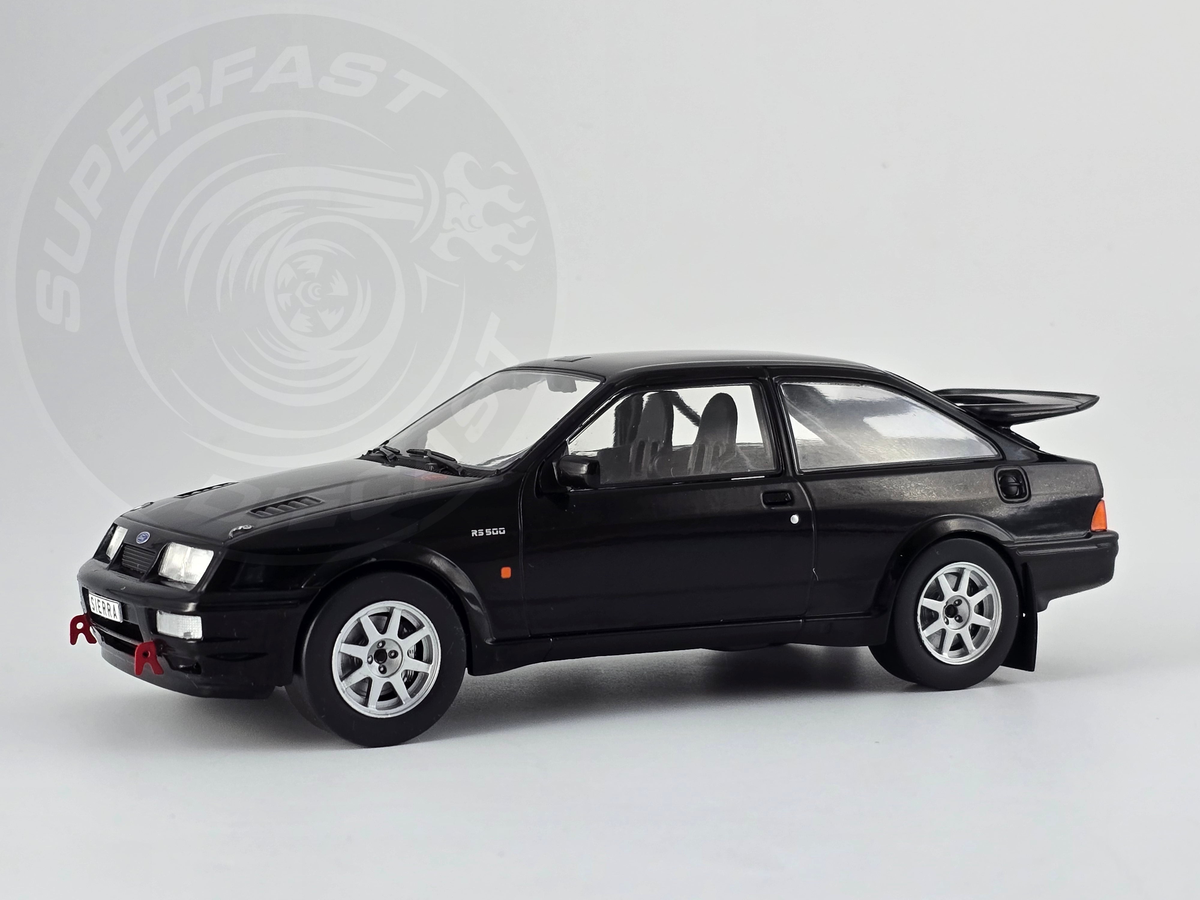 Whitebox 1:24 Scale Diecast Model Car - 1987 Ford Sierra RS Cosworth, Black