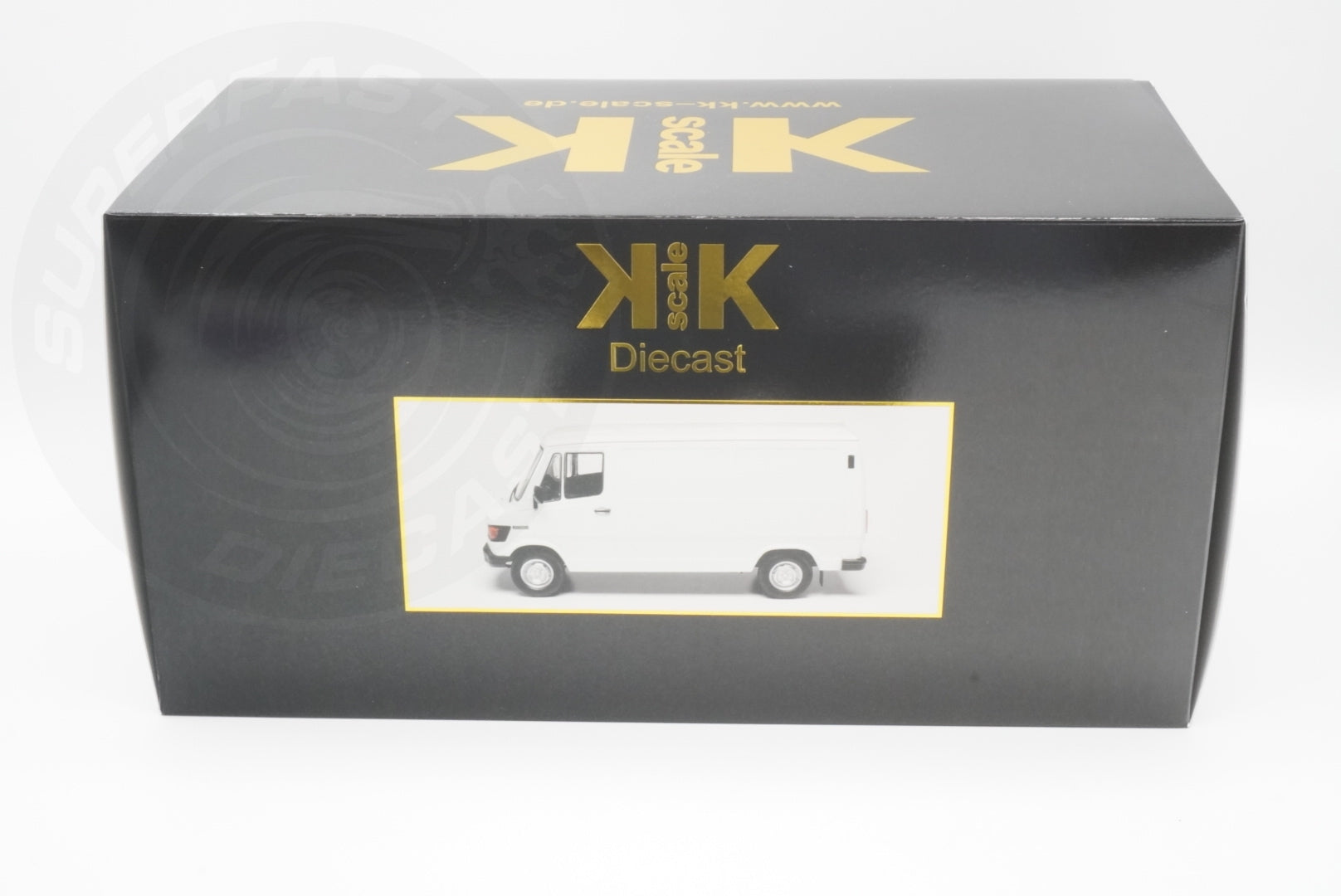 KK Scale 1:18 Scale Diecast - 1988 Mercedes 208 D Delivery Van, White - KKDC180301