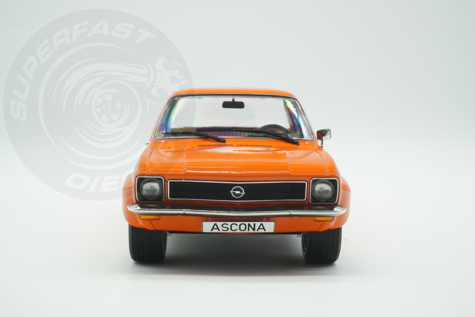MCG 1:18 Diecast - Opel Ascona A Irmscher, Orange/Black - MCG18839