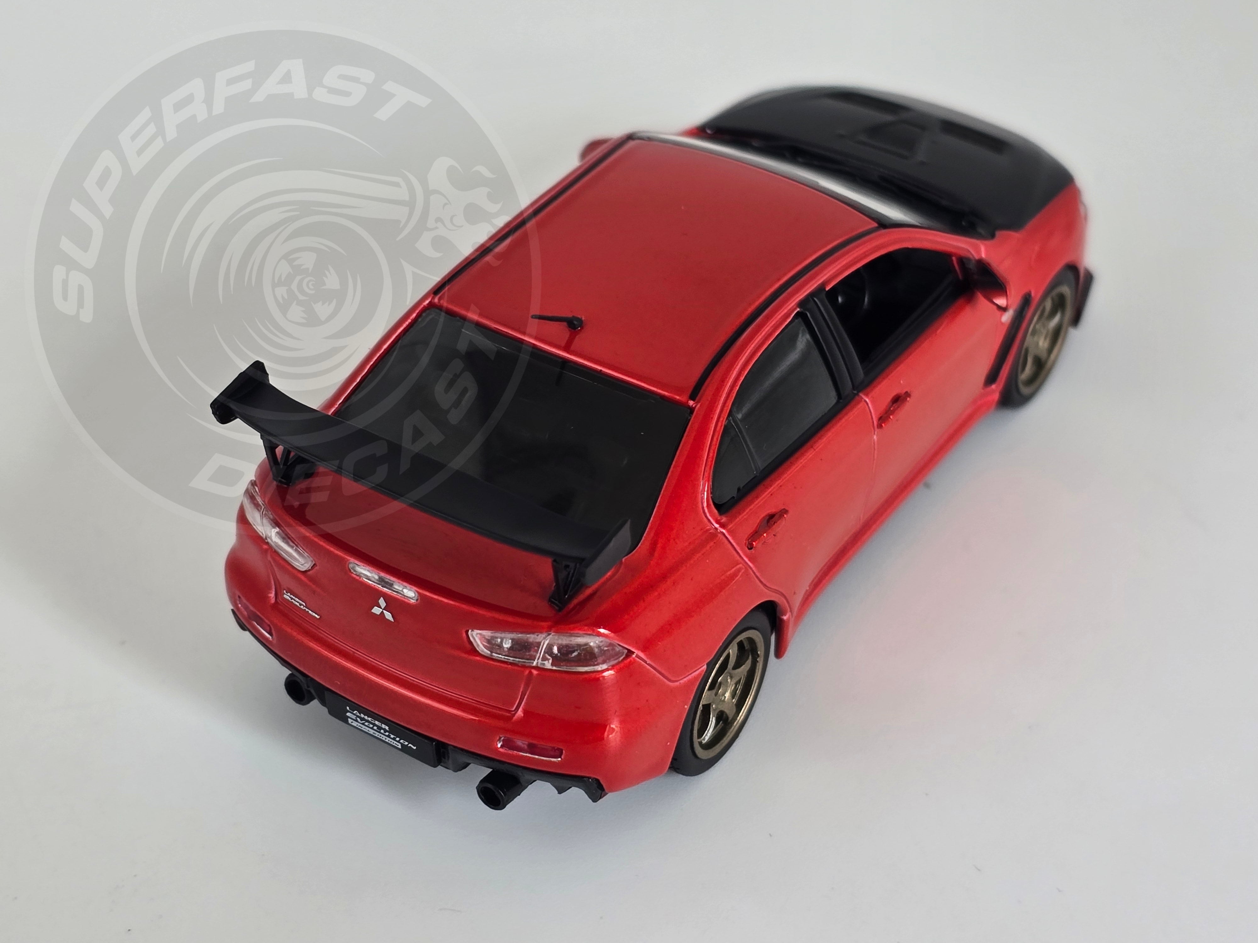 Vitesse 1:43 Scale Mitsubishi Lancer Evolution X - Red Metallic - 29351