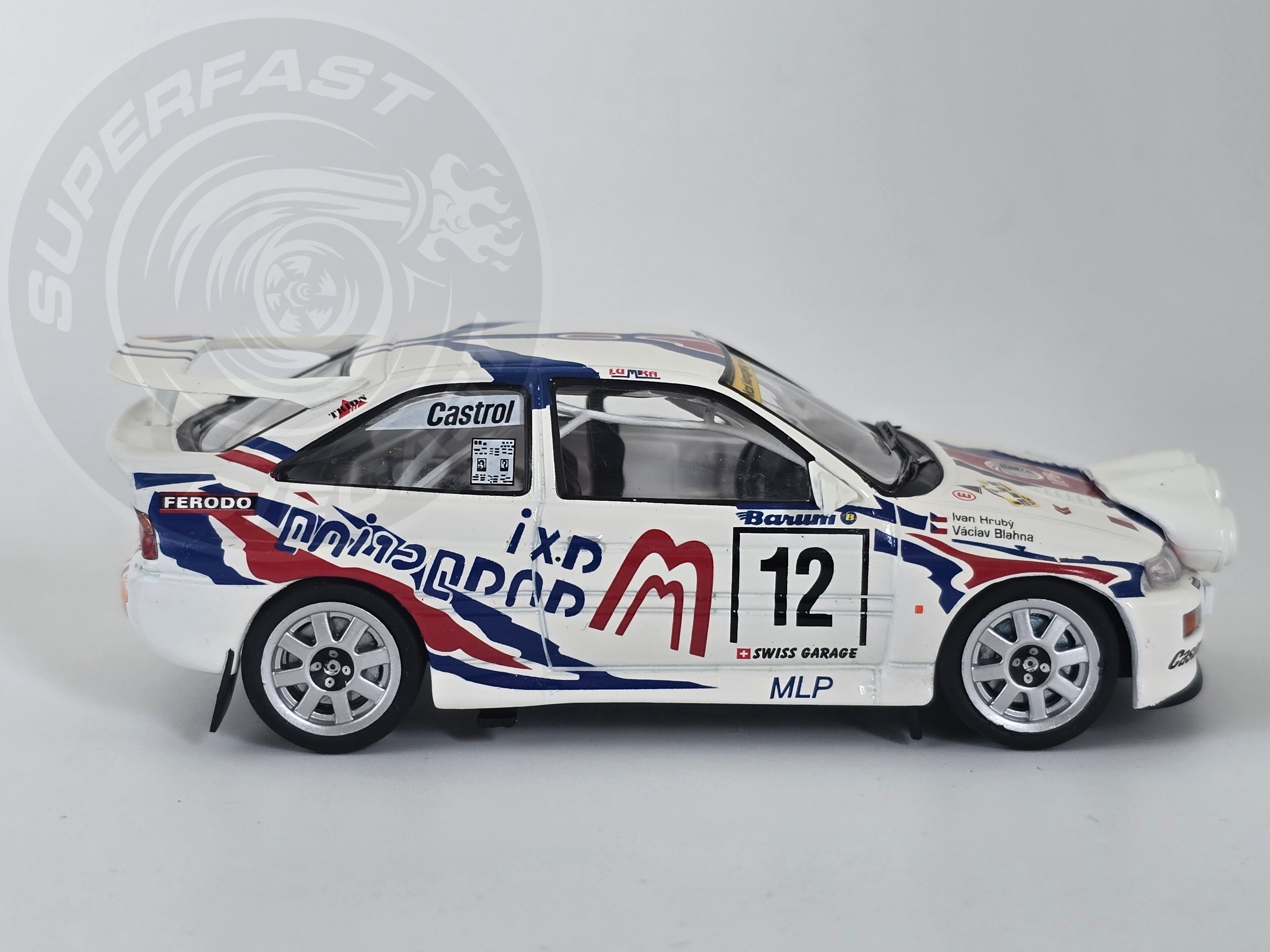 IXO 1:43 Scale Diecast - FORD ESCORT RS Cosworth #12 V.Blahna - I.Hruby Barum Rally 1997 - RAC415B.22