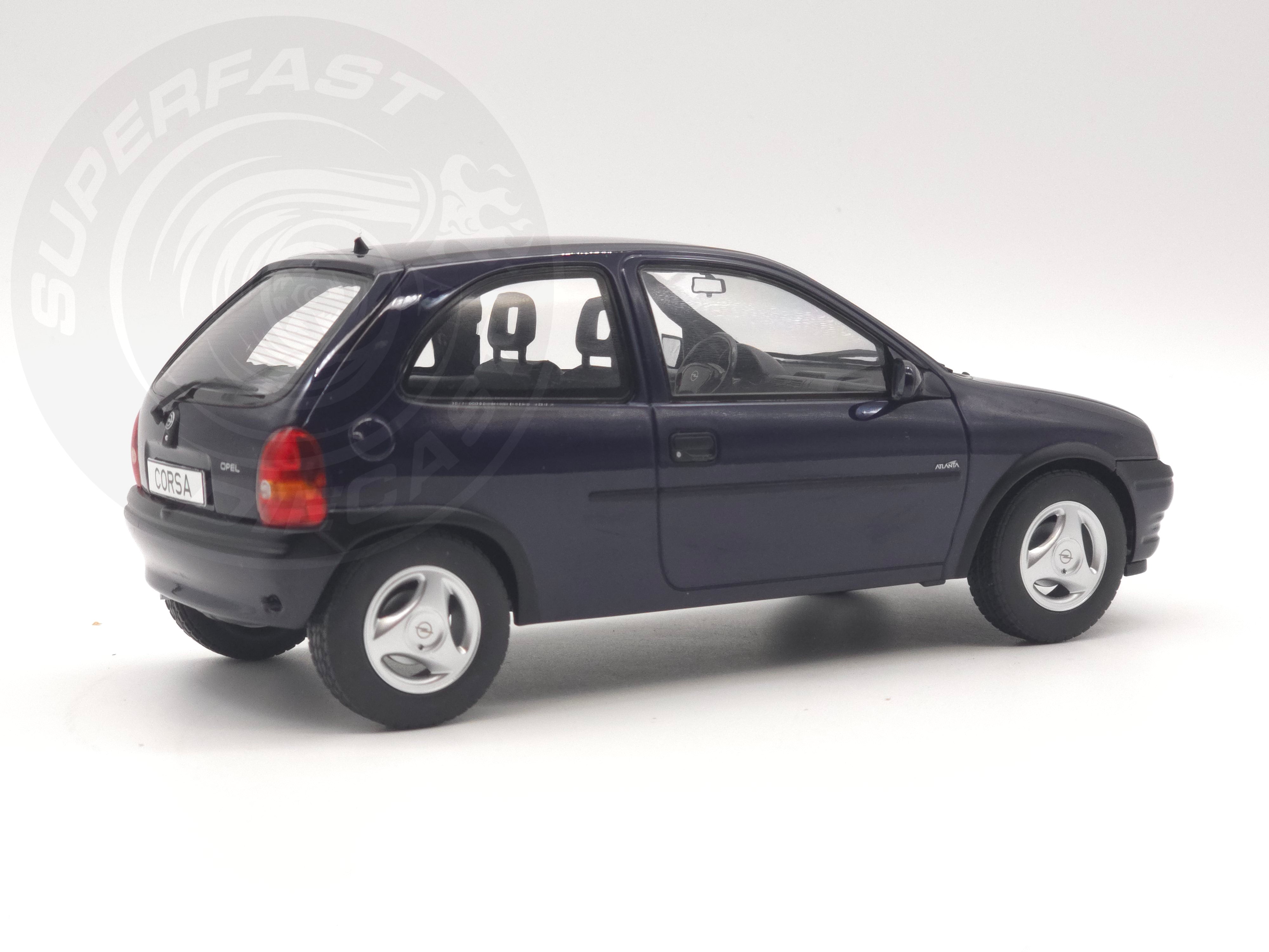 MCG 1:18 Scale Diecast - 1996 Opel Corsa B Atlanta , Blue - MCG18905