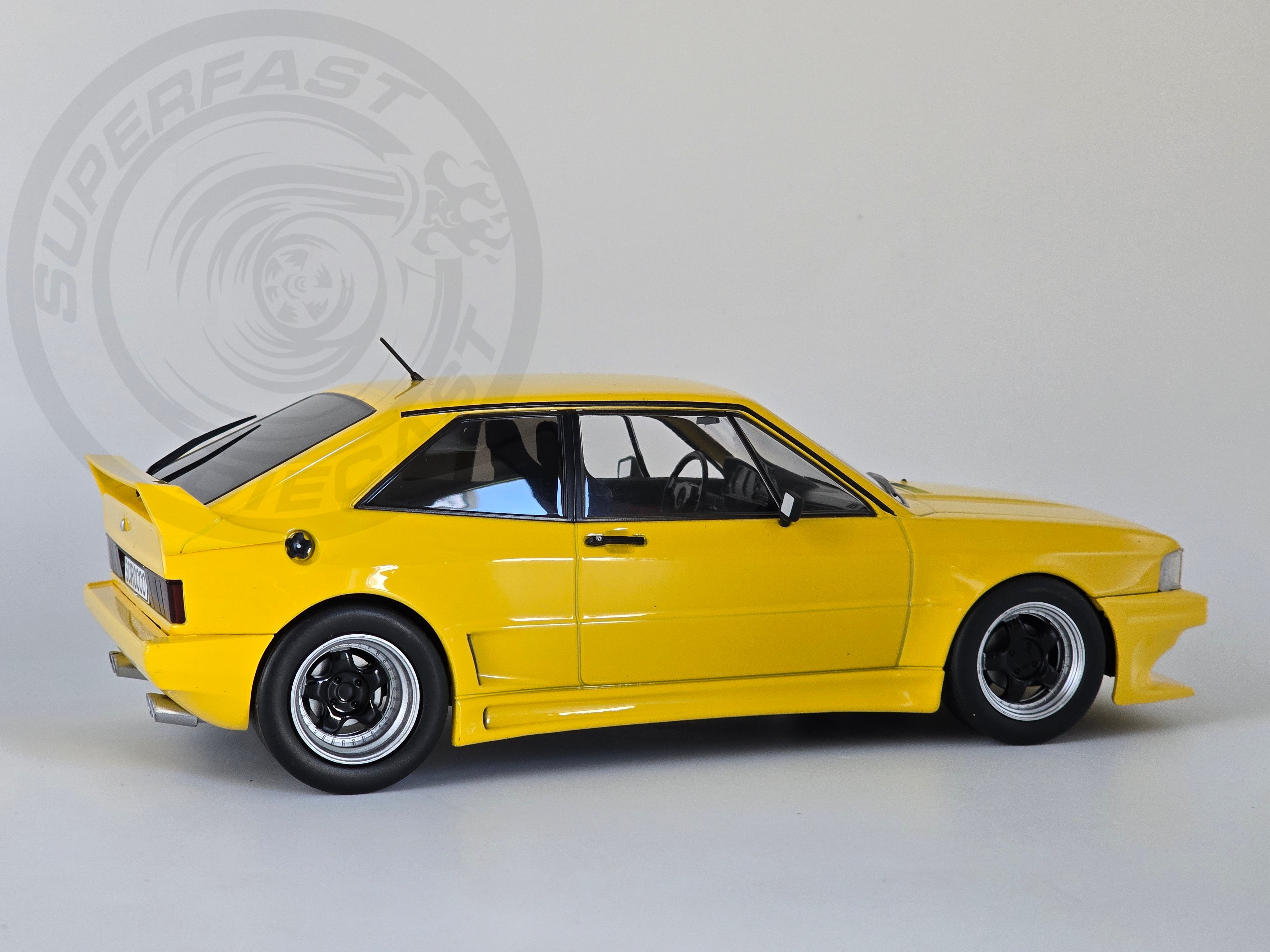 MCG 1:18 Diecast  - 1980 Volkswagen VW Scirocco Reiger GTO, Yellow - MCG18447