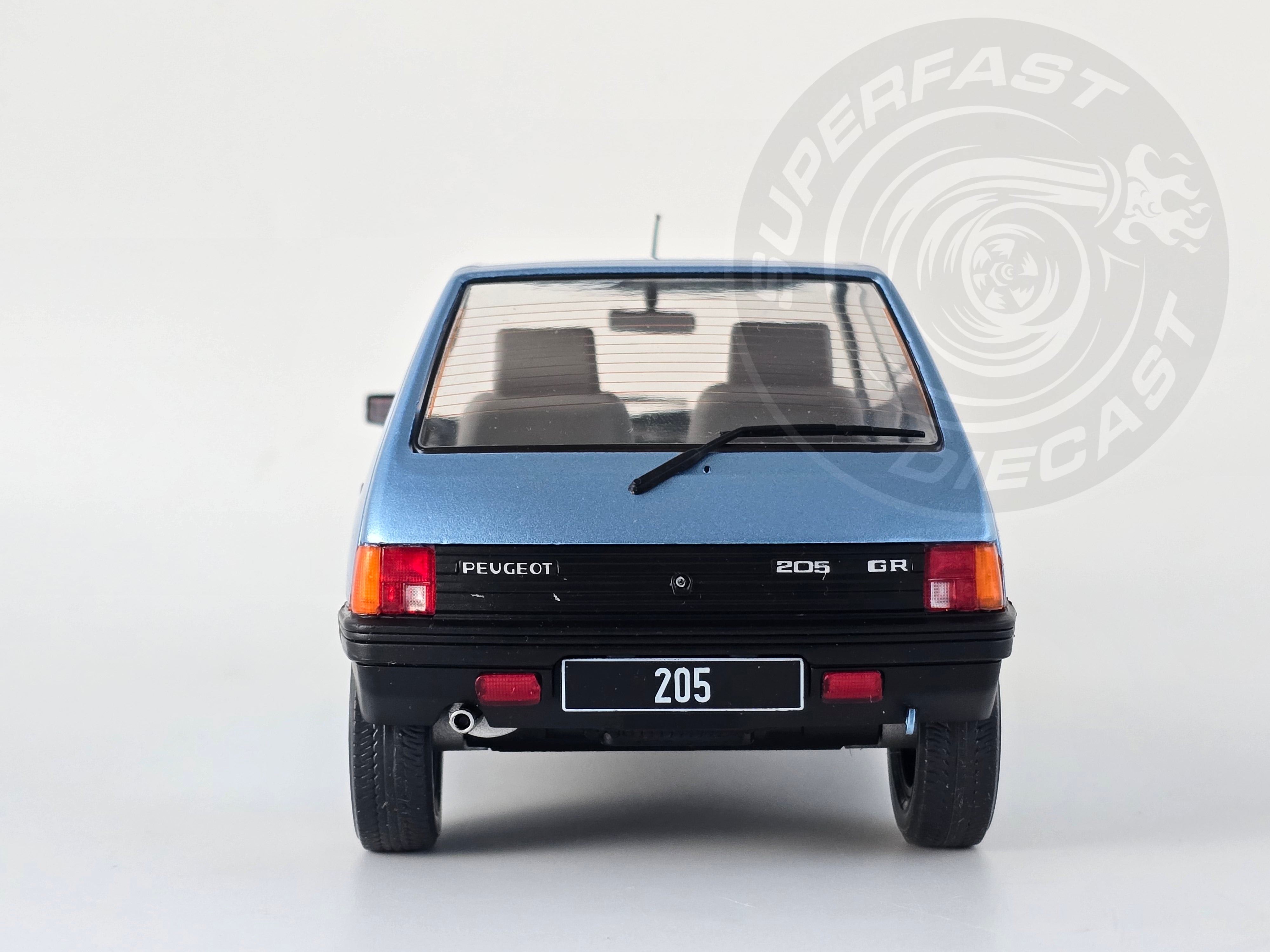 MCG 1:18 Scale - 1984 Peugeot 205, Light Blue - MCG18491