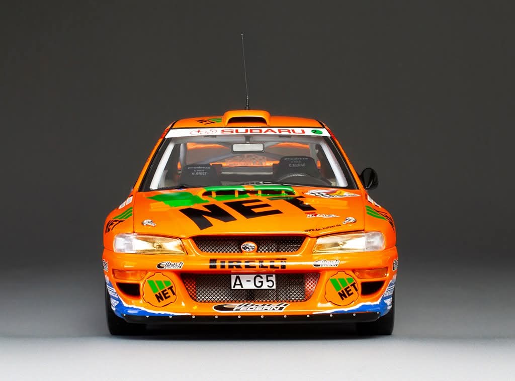 Sunstar Diecast - 1:18 Subaru Impreza S5 WRC '97 #1 A.Kremer / F.Berßen - Winner ADAC Rallye Deutschland 1999  (limited edition 999pcs) - 5782