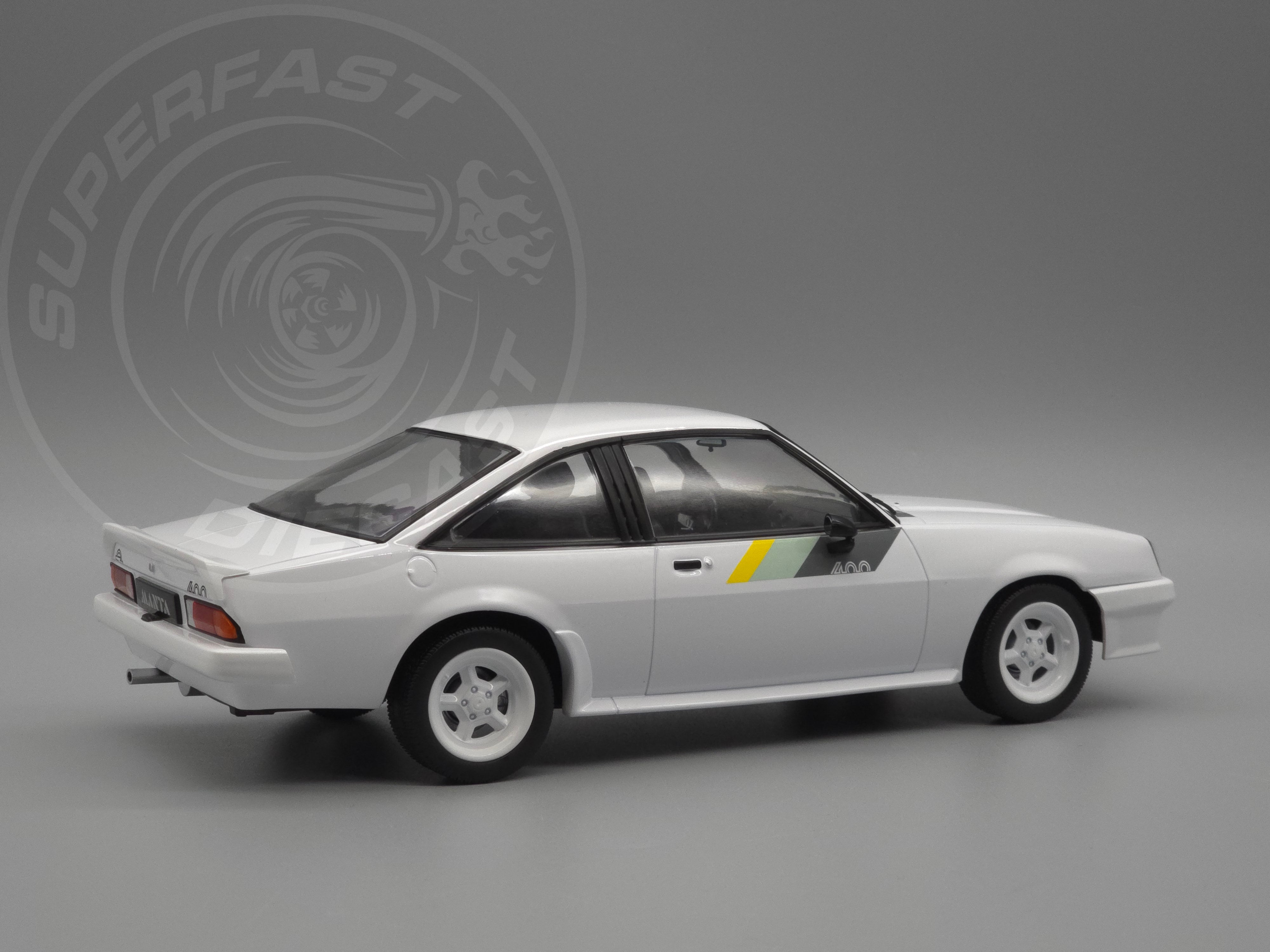 Norev 1:18 Scale Diecast - 1982 Opel Manta B400 - White - 183302