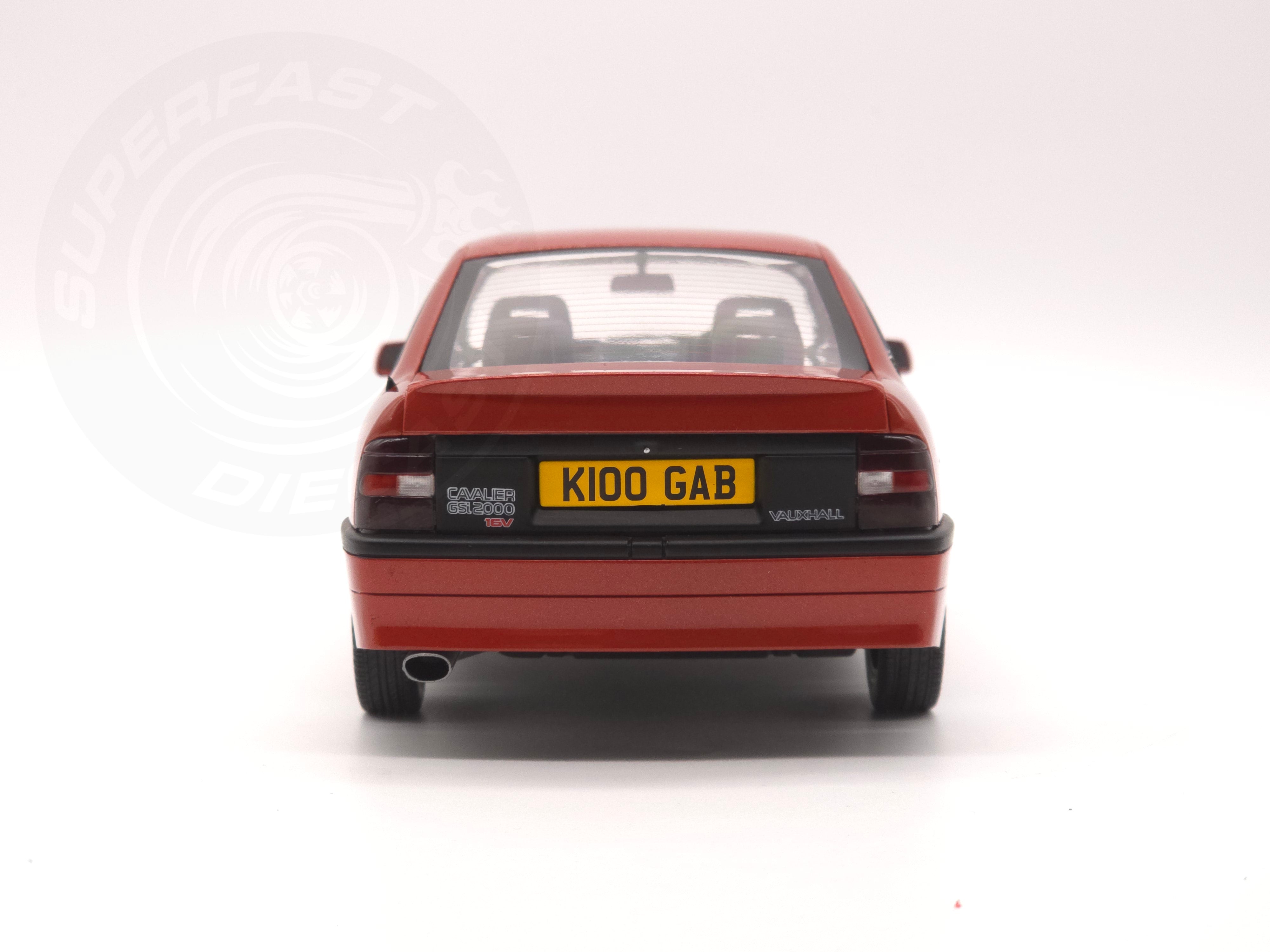 MCG 1:18 Scale Diecast - Vauxhall Cavalier GSi 2000 16v RHD, Red (UK Exclusive 300pcs) - 18848