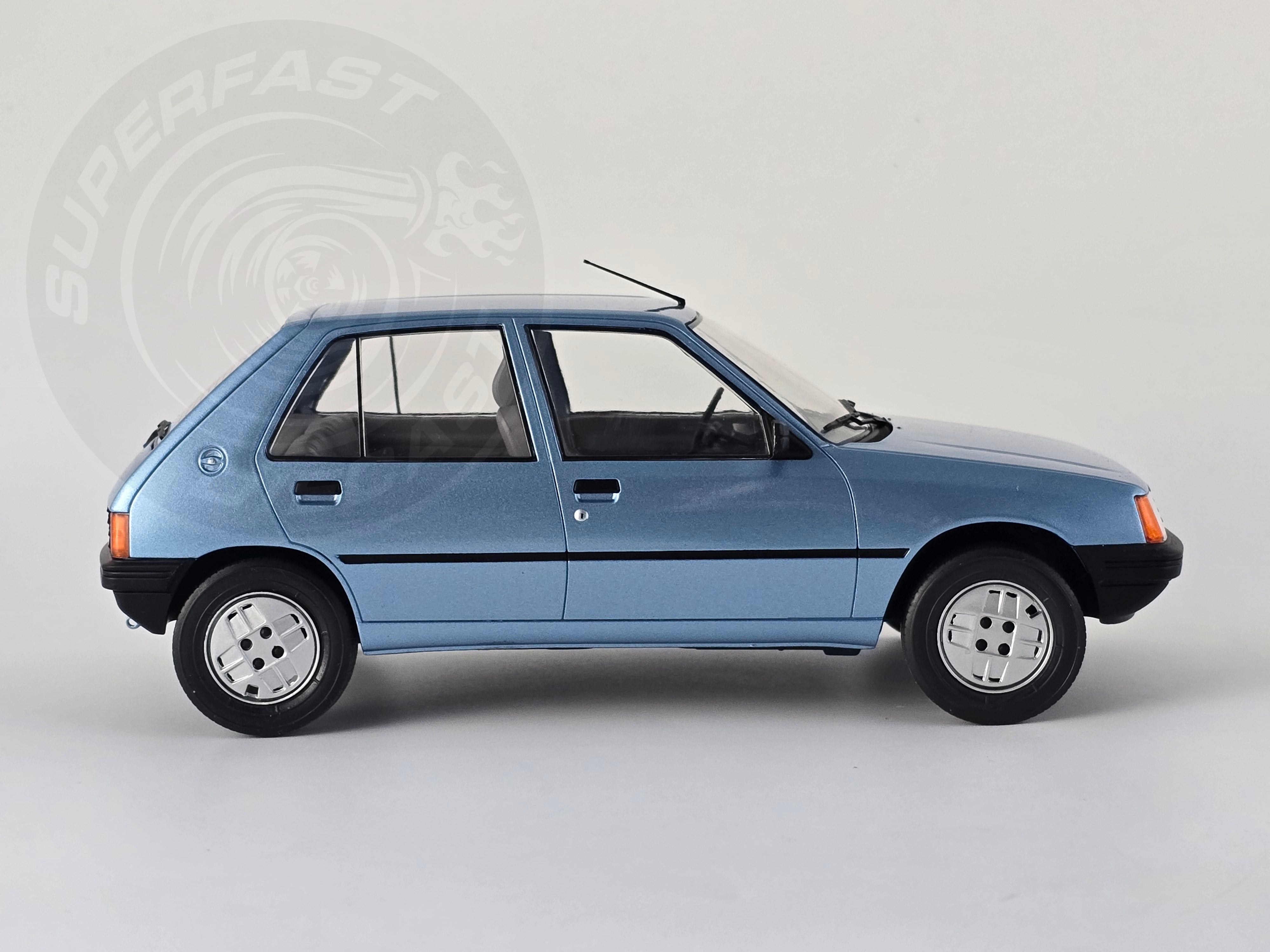 MCG 1:18 Scale - 1984 Peugeot 205, Light Blue - MCG18491