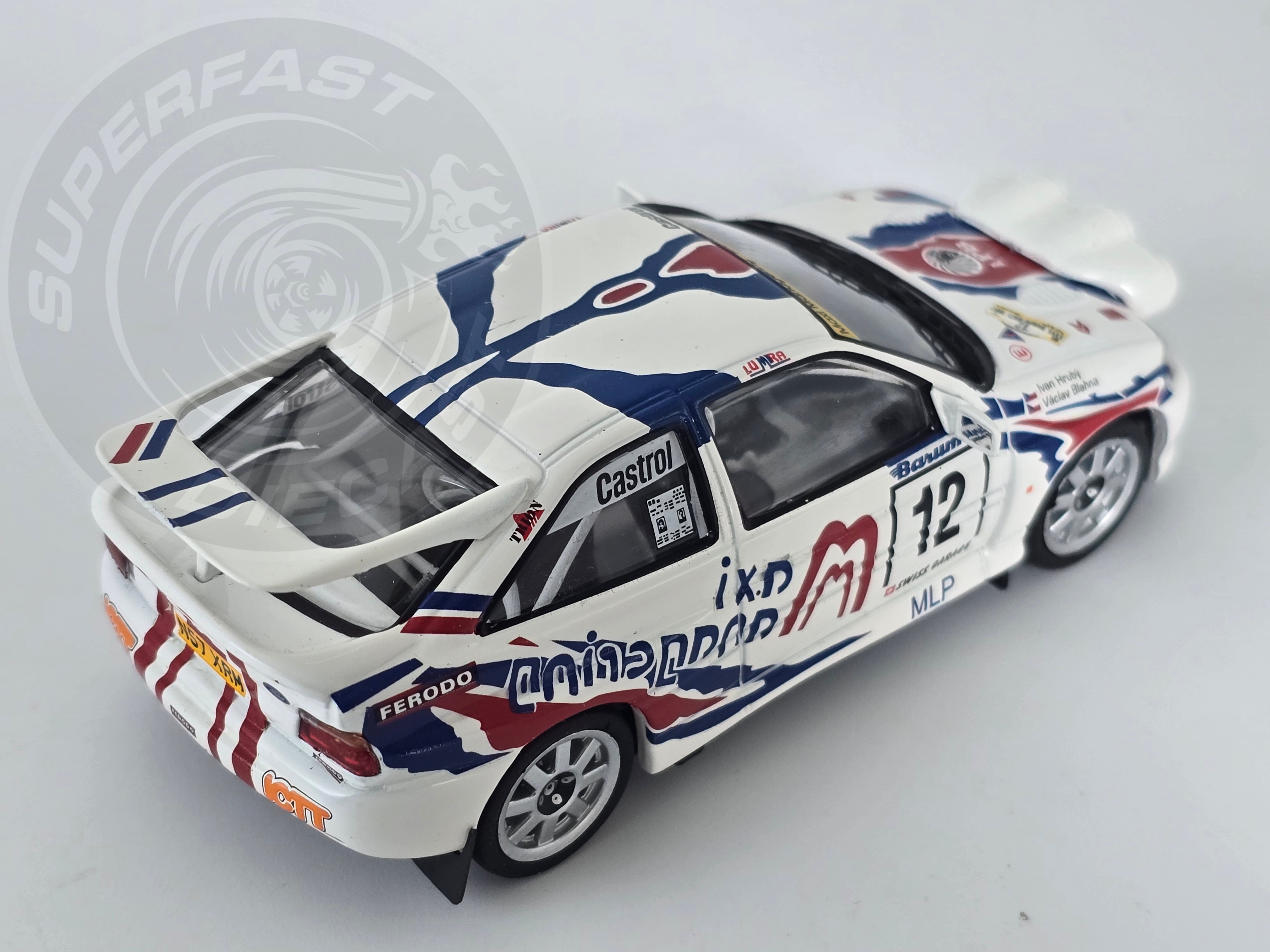 IXO 1:43 Scale Diecast - FORD ESCORT RS Cosworth #12 V.Blahna - I.Hruby Barum Rally 1997 - RAC415B.22
