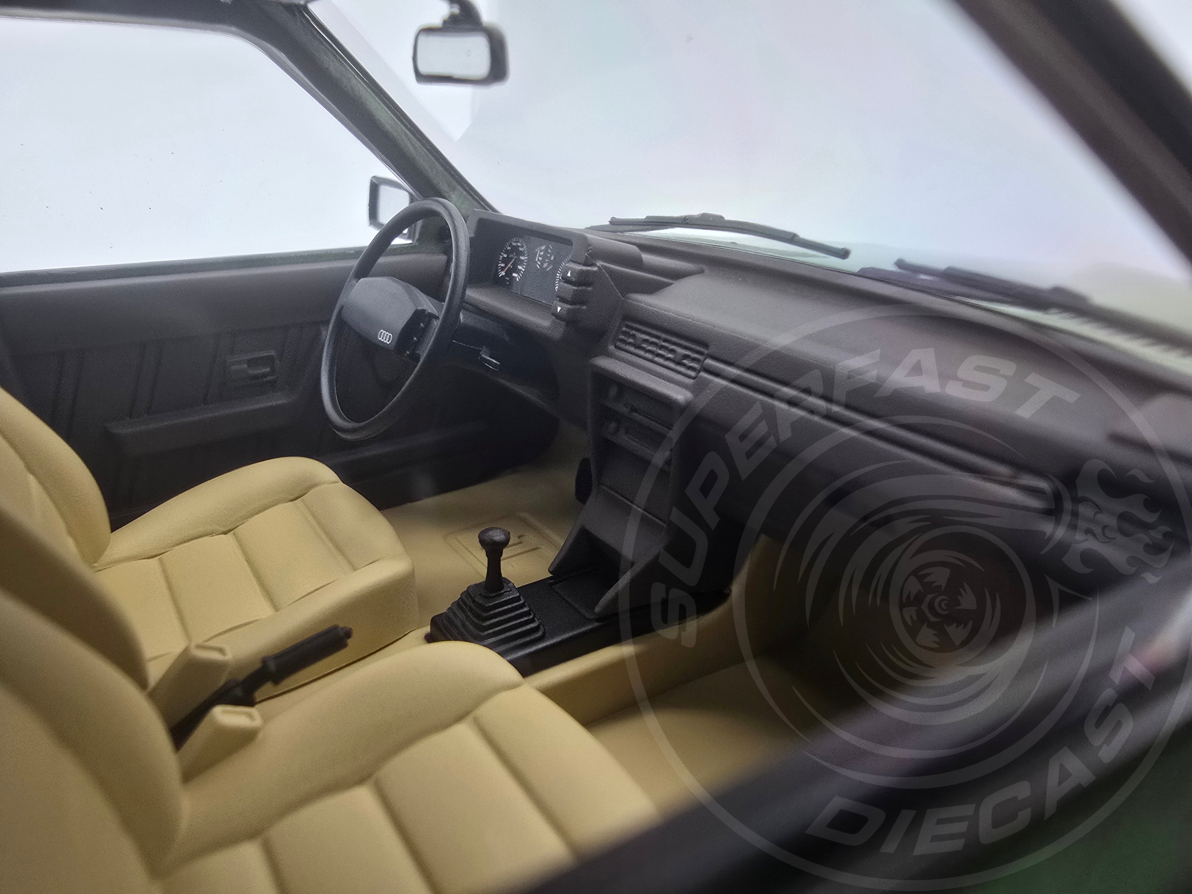 MCG 1:18 Scale Diecast Model Car -  1978 Audi 80 (B2), Green - MCG18525