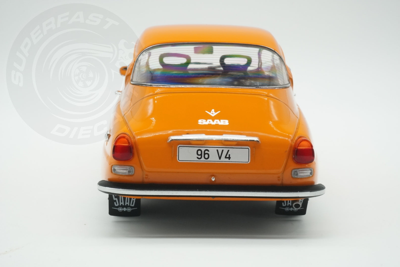 MCG 1:18 Diecast - 1970 Saab 96 V4, Orange - MCG18654