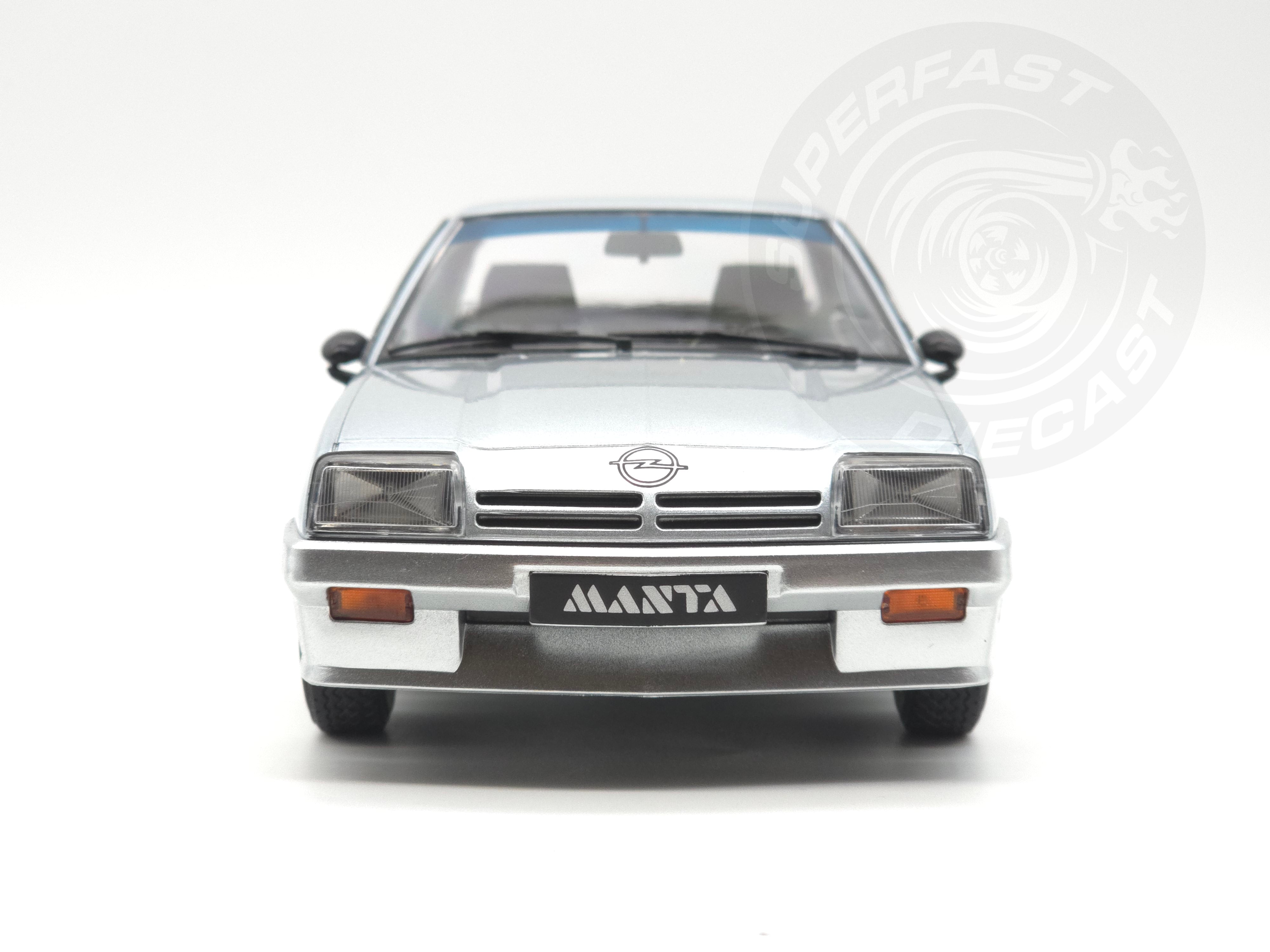 Norev 1:18 Scale Diecast - 1985 Opel Manta B i240 - Silver - 183301