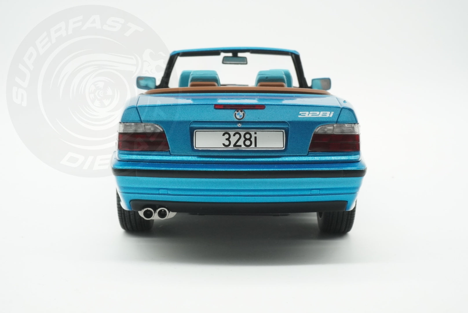 MCG 1:18 Diecast - 1996 BMW 328i (E36) Cabriolet, Turquoise - MCG18319